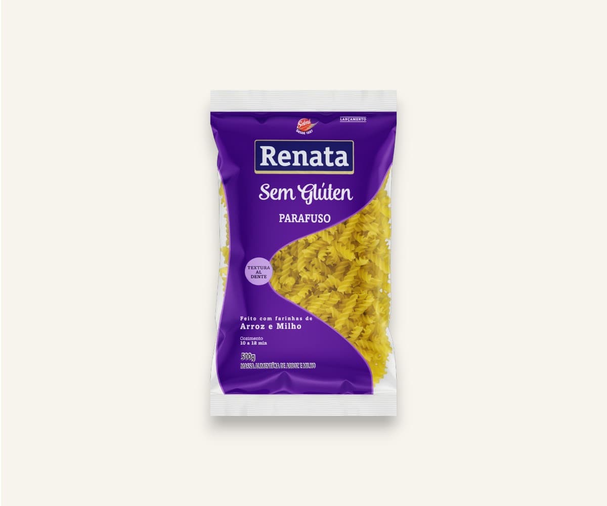 Macarrão sem glúten parafuso 500g