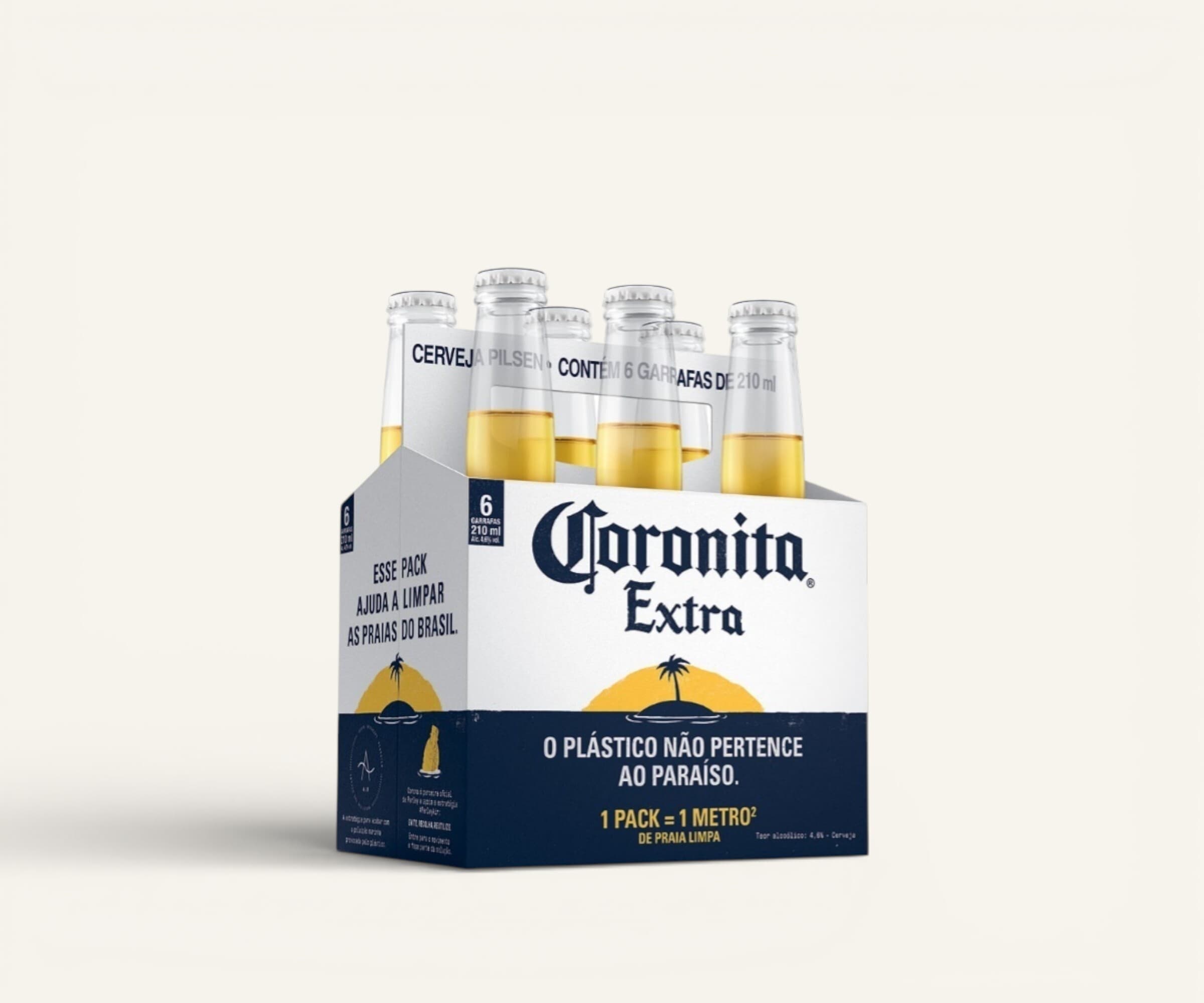 Cerveja pilsen Coronita Extra long neck 6x210ml