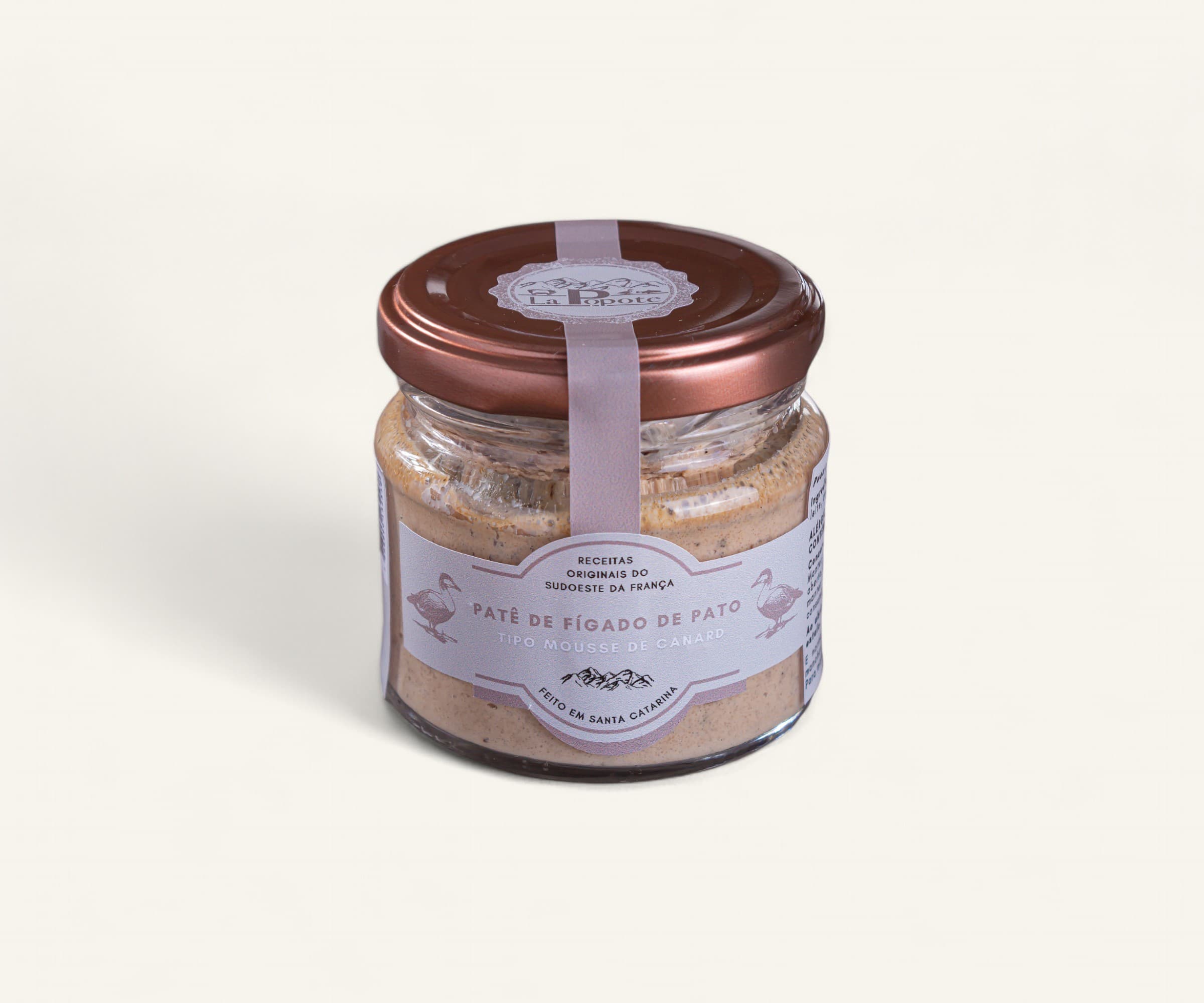Patê de fígado de pato tipo mousse de foie 95g