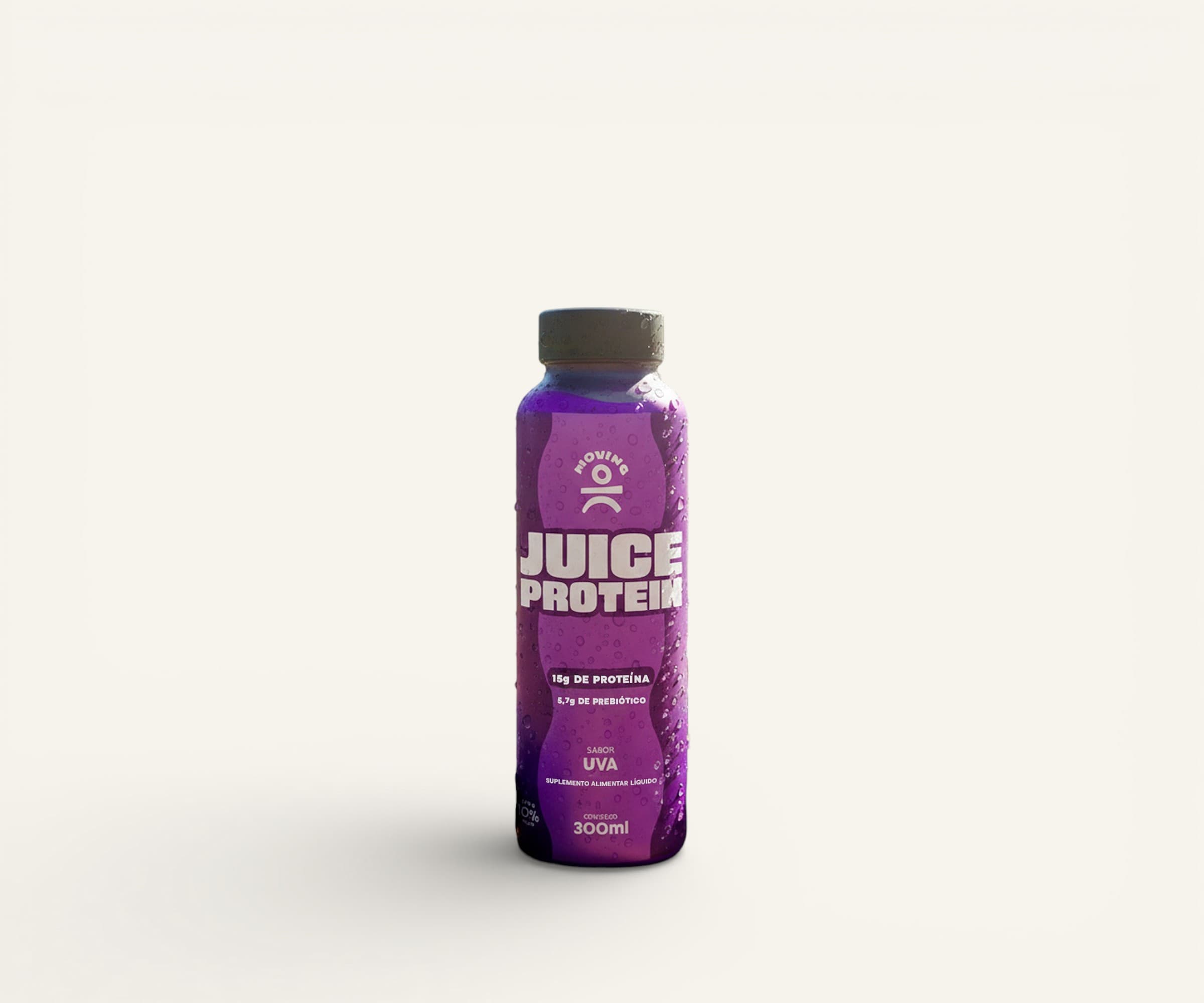 Juice protein 15g de proteína Moving sabor uva 300ml