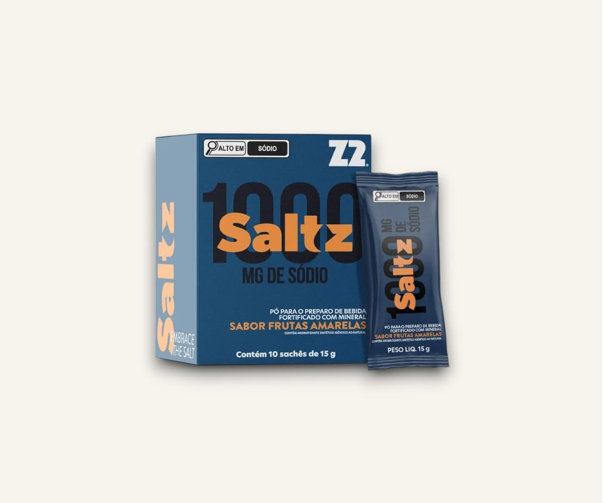 Eletrólitos Saltz sabor frutas amarelas 10 sachês de15g