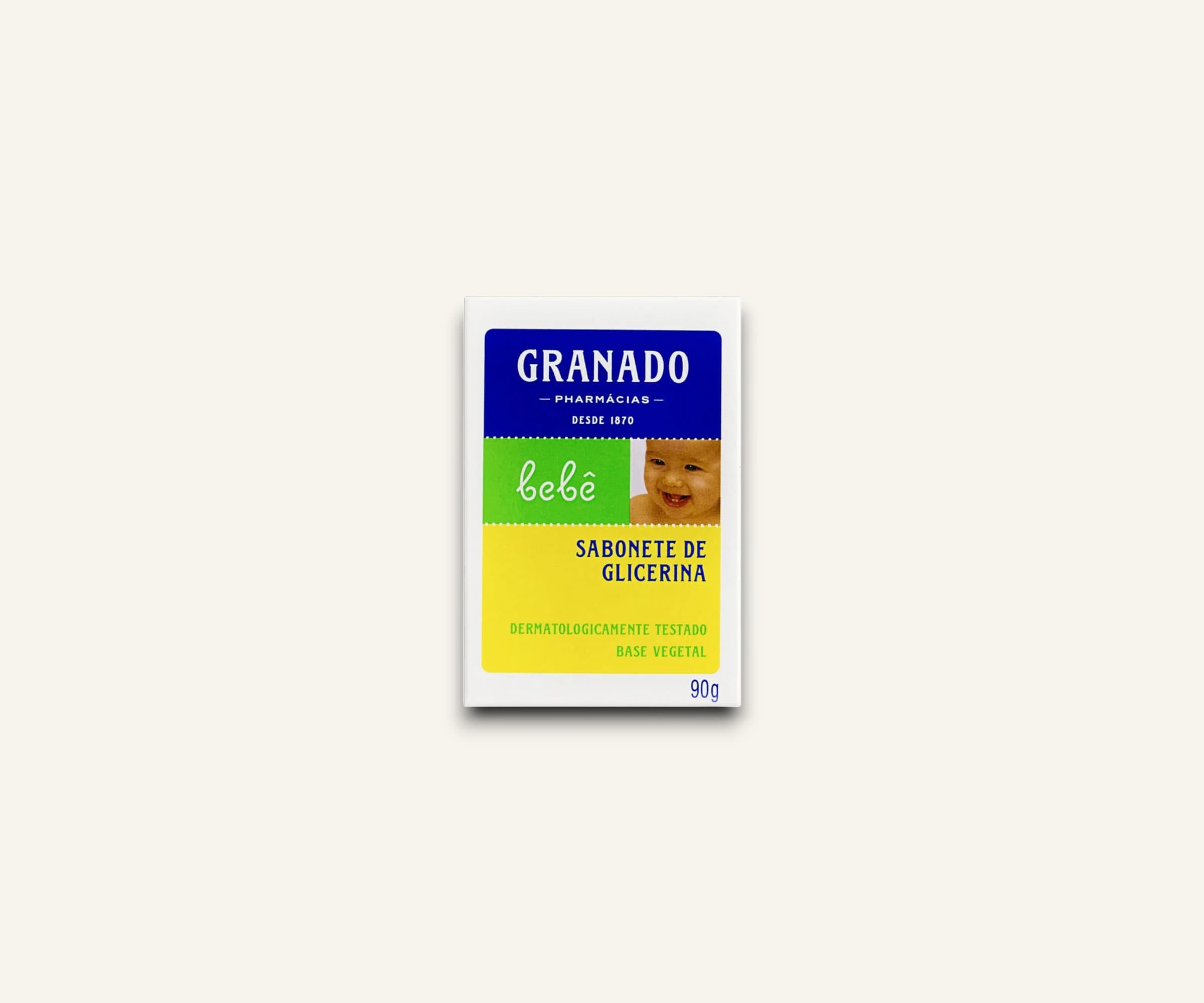 Sabonete de glicerina em barra bebê Granado 90g