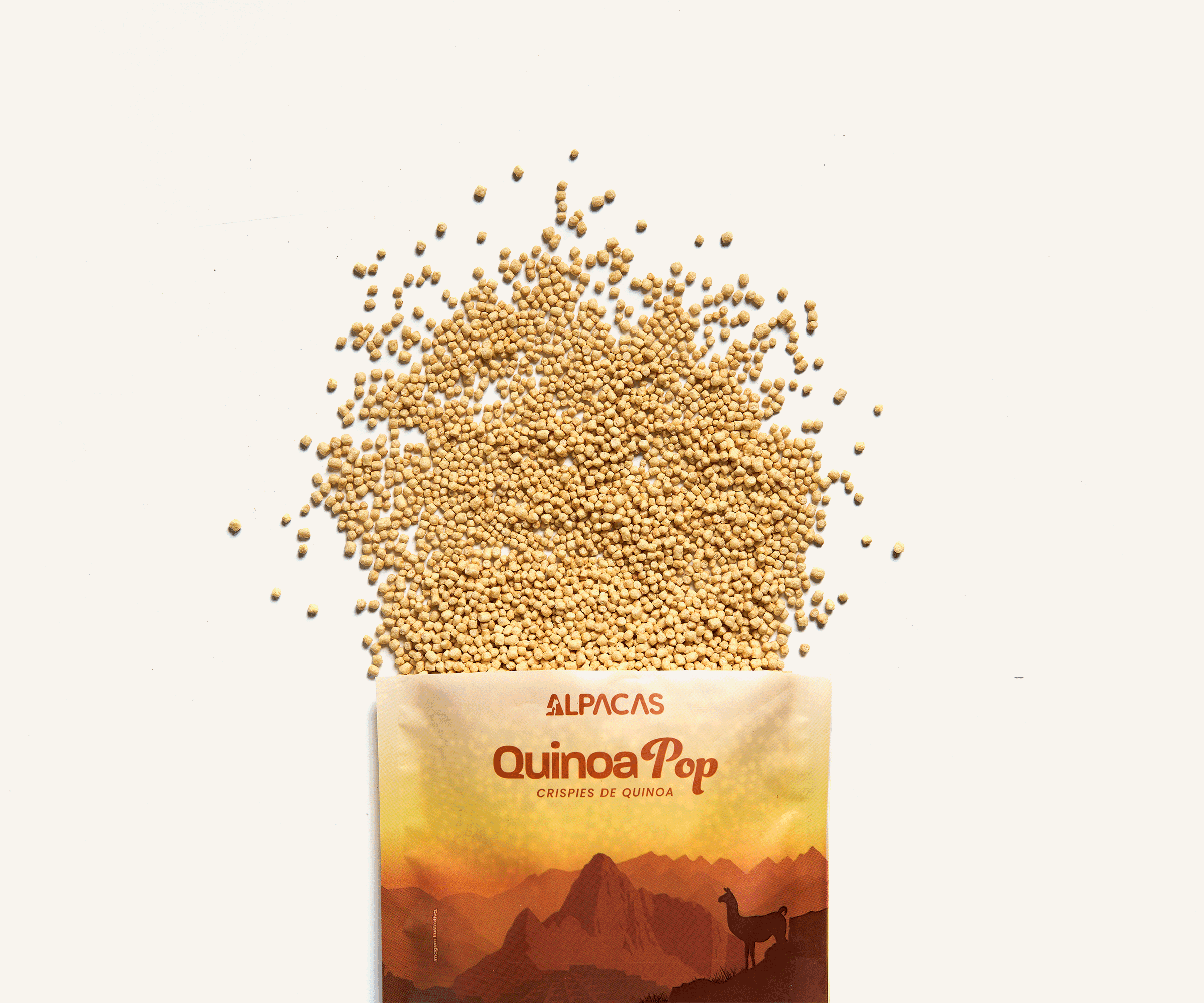 Quinoa pop crispies 100g