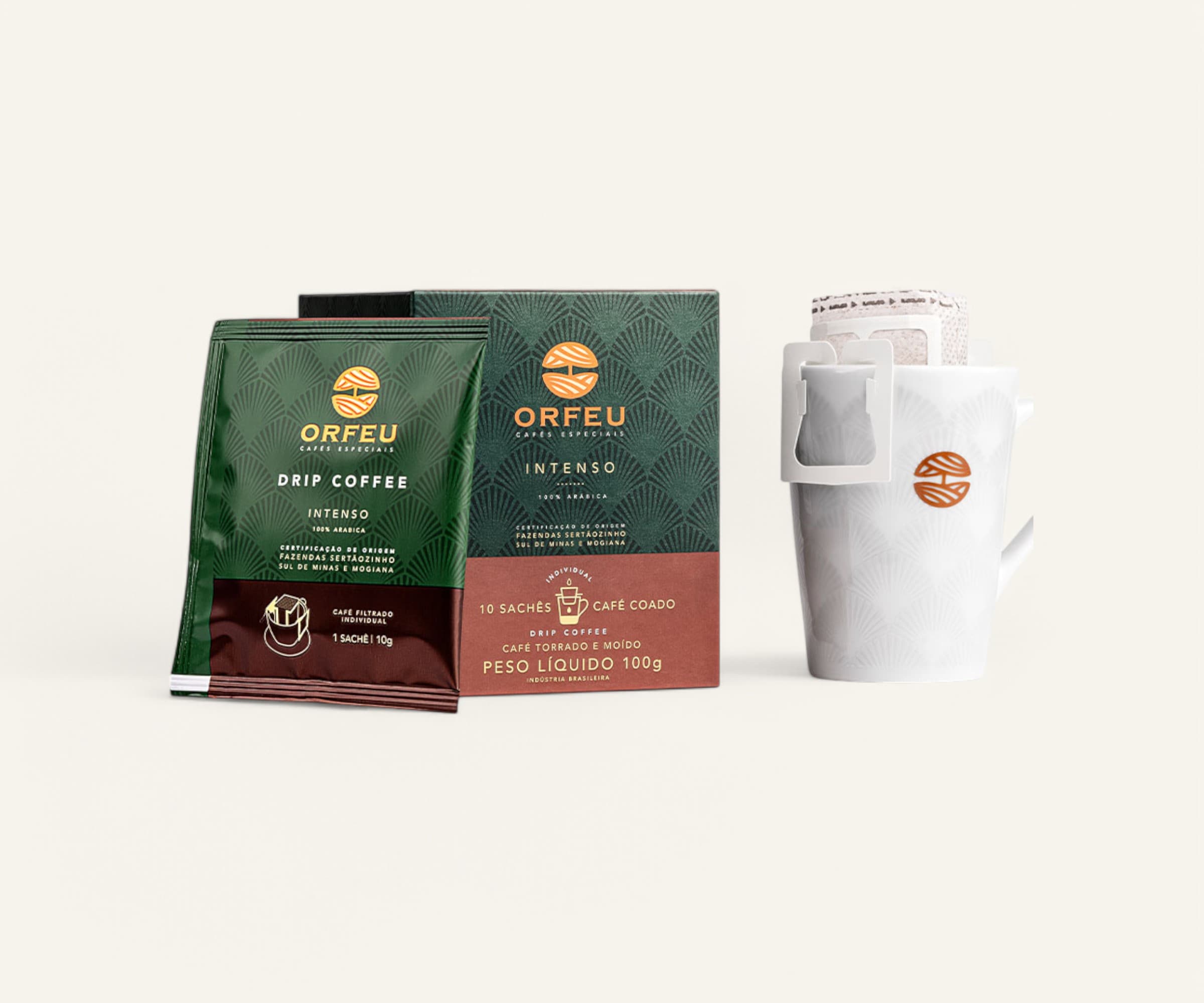 Drip coffee Orfeu intenso caixa com 10 sachês