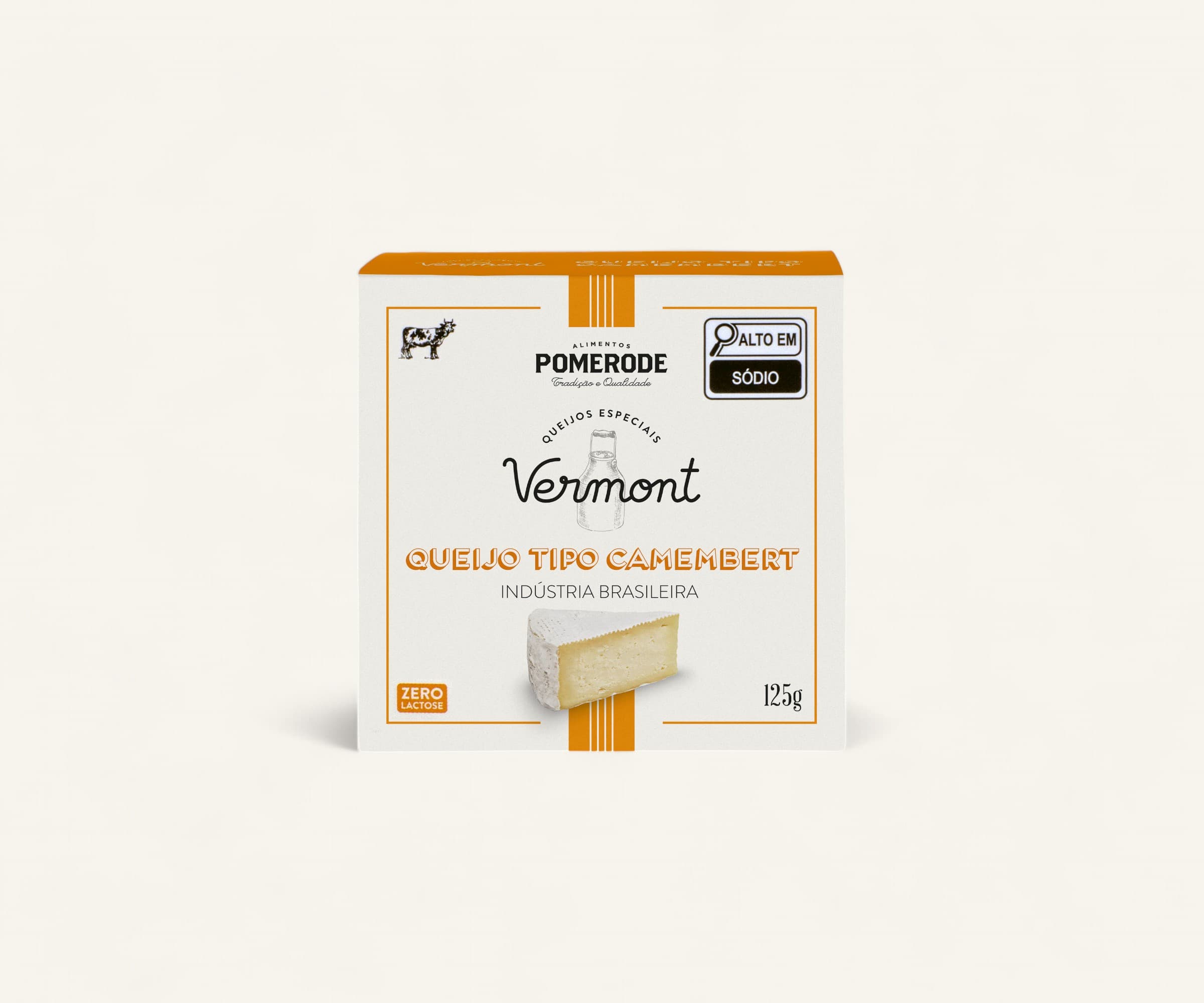 Queijo tipo camembert Vermont 125g
