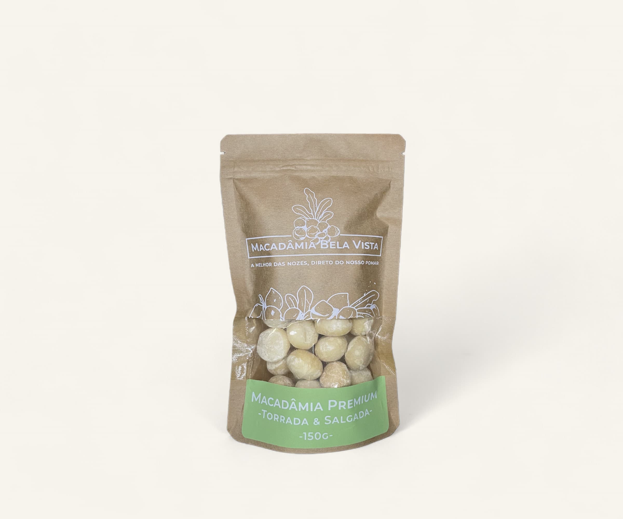 Macadâmia premium salgada & torrada 150g