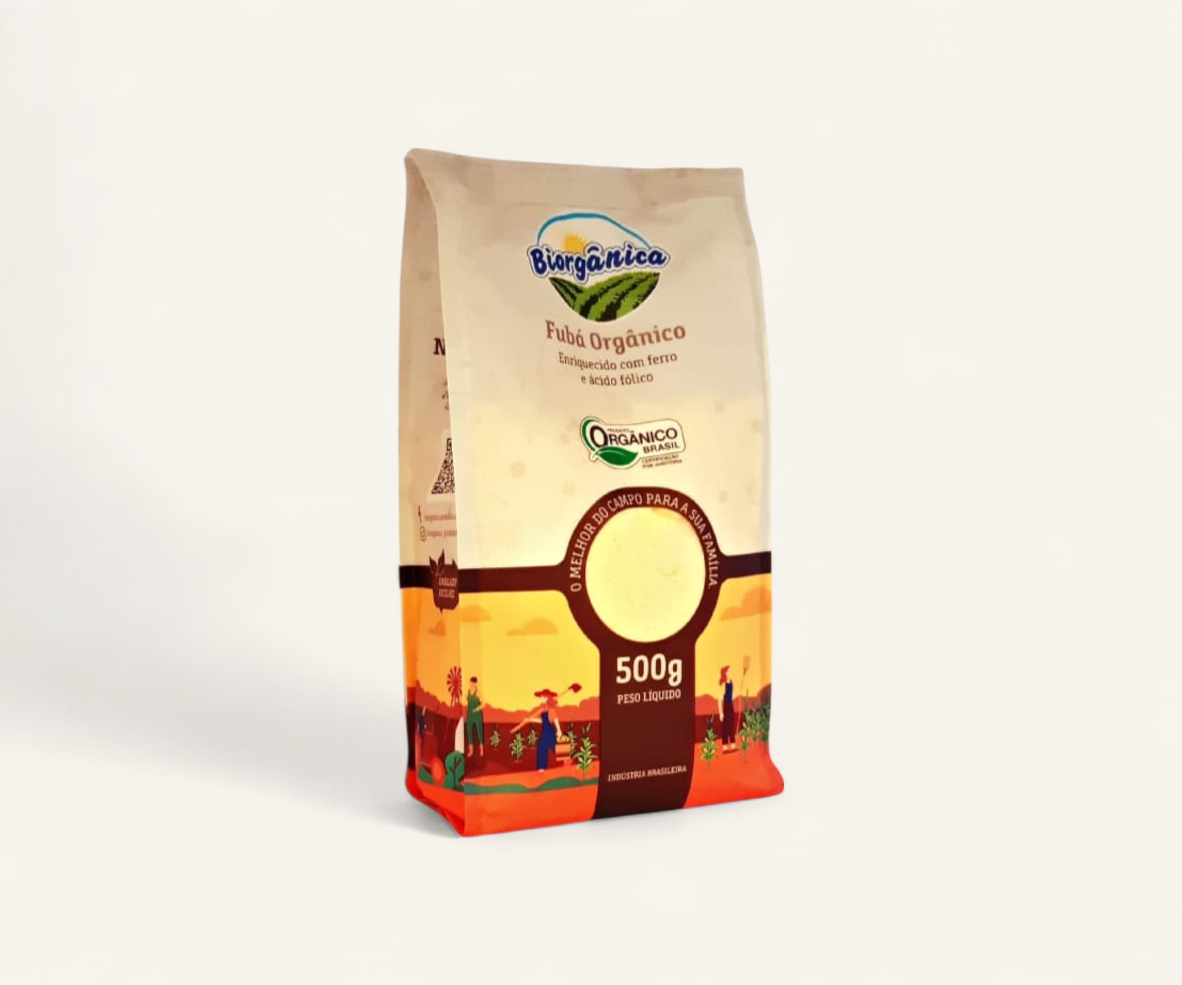 Fubá orgânico 500g