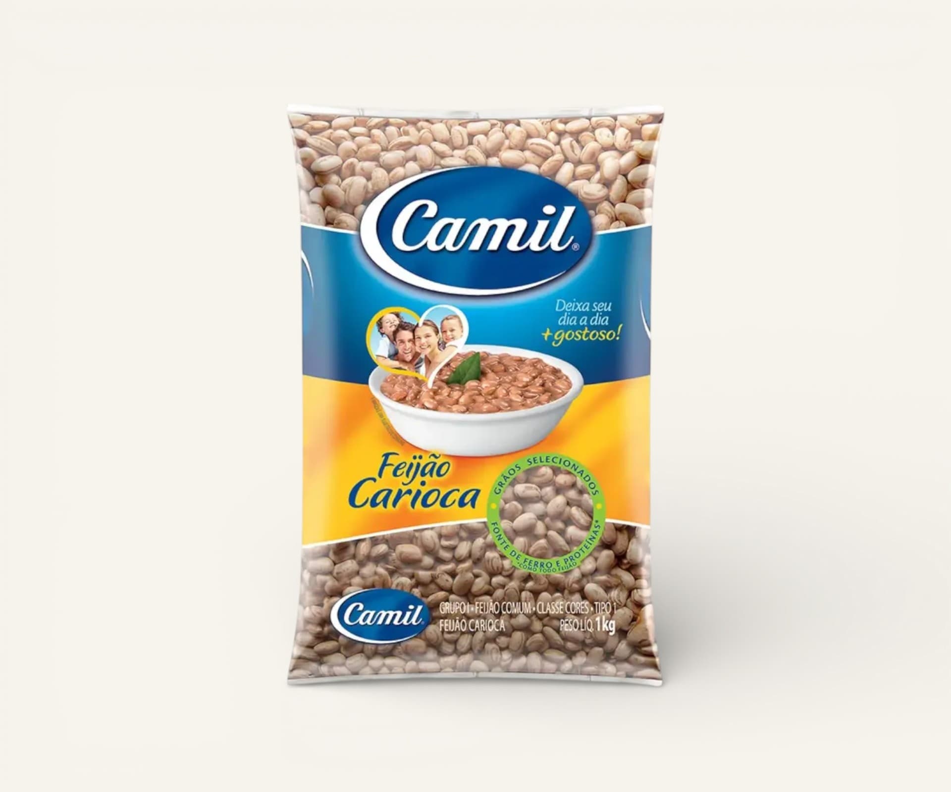 Feijão carioca Camil 1kg