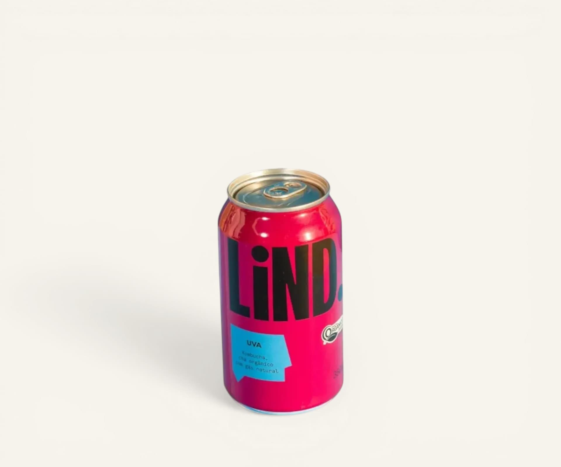 Kombucha orgânica sabor uva 350ml