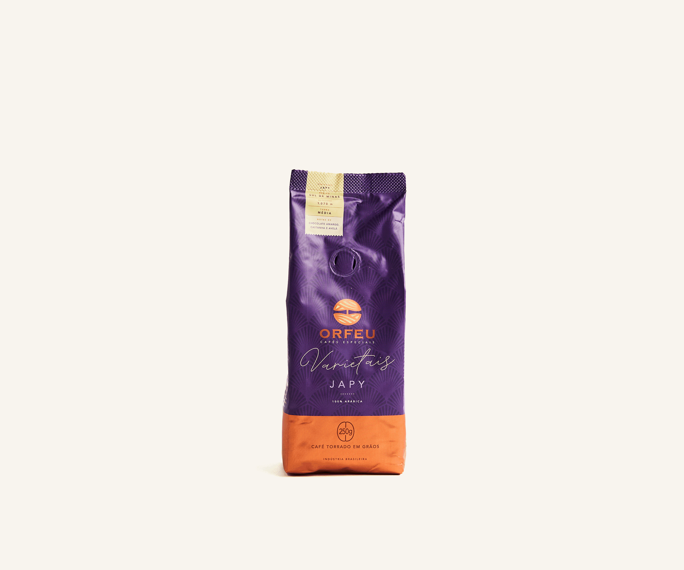 Café em grãos Orfeu varietais Japy 250g