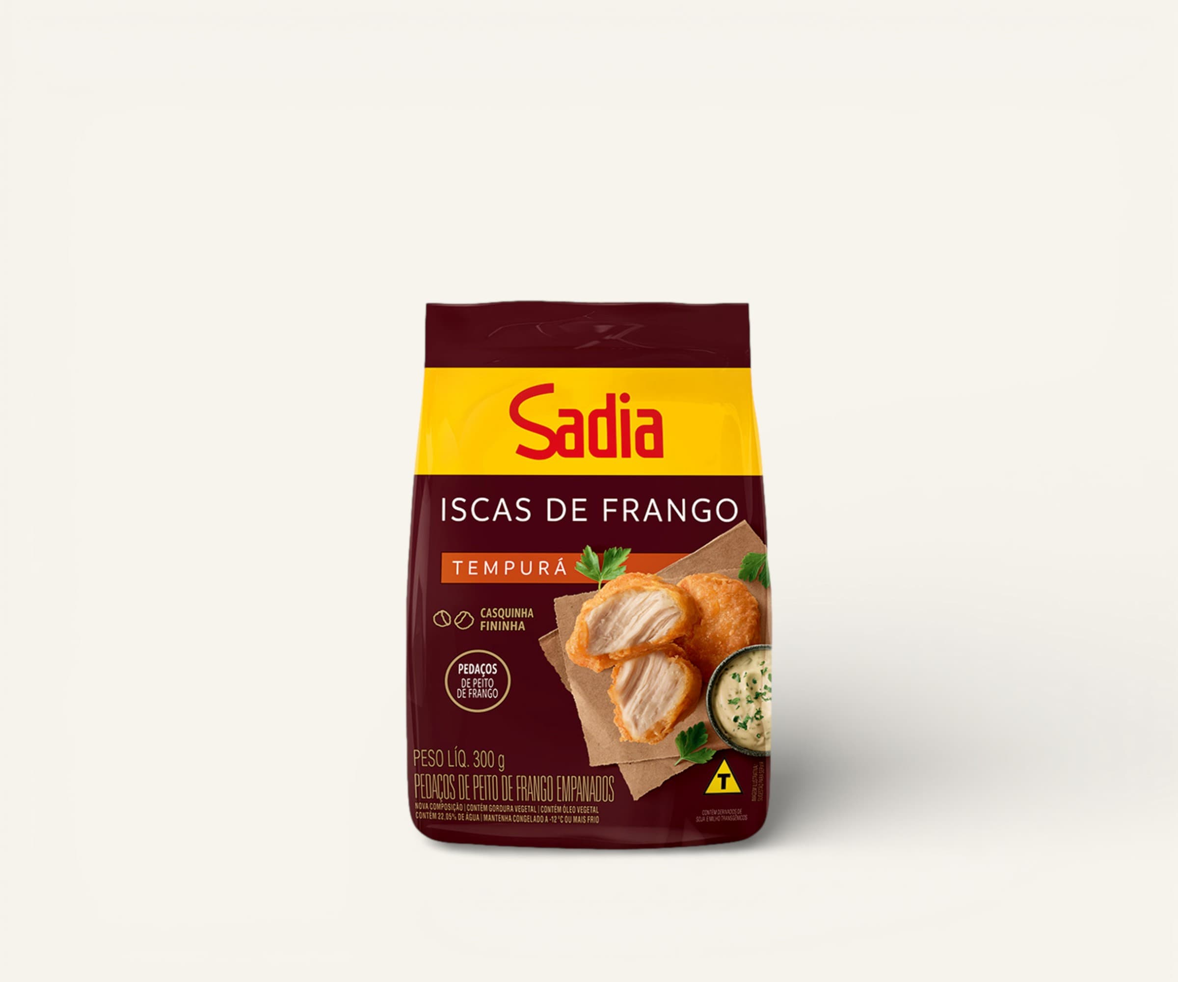 Iscas de peito de frango empanadas Tempurá Sadia 300g