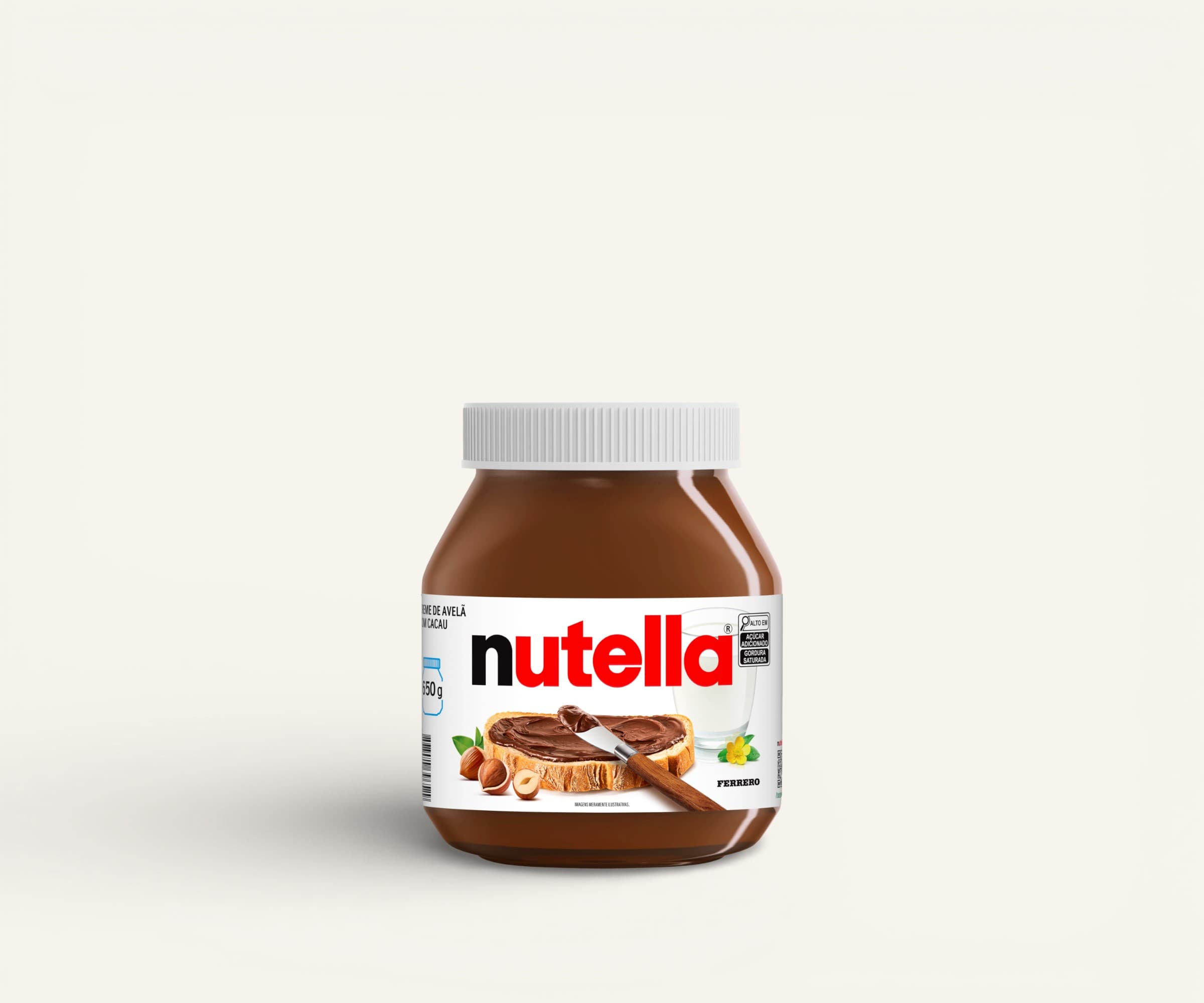 Creme de avelã Nutella 650g