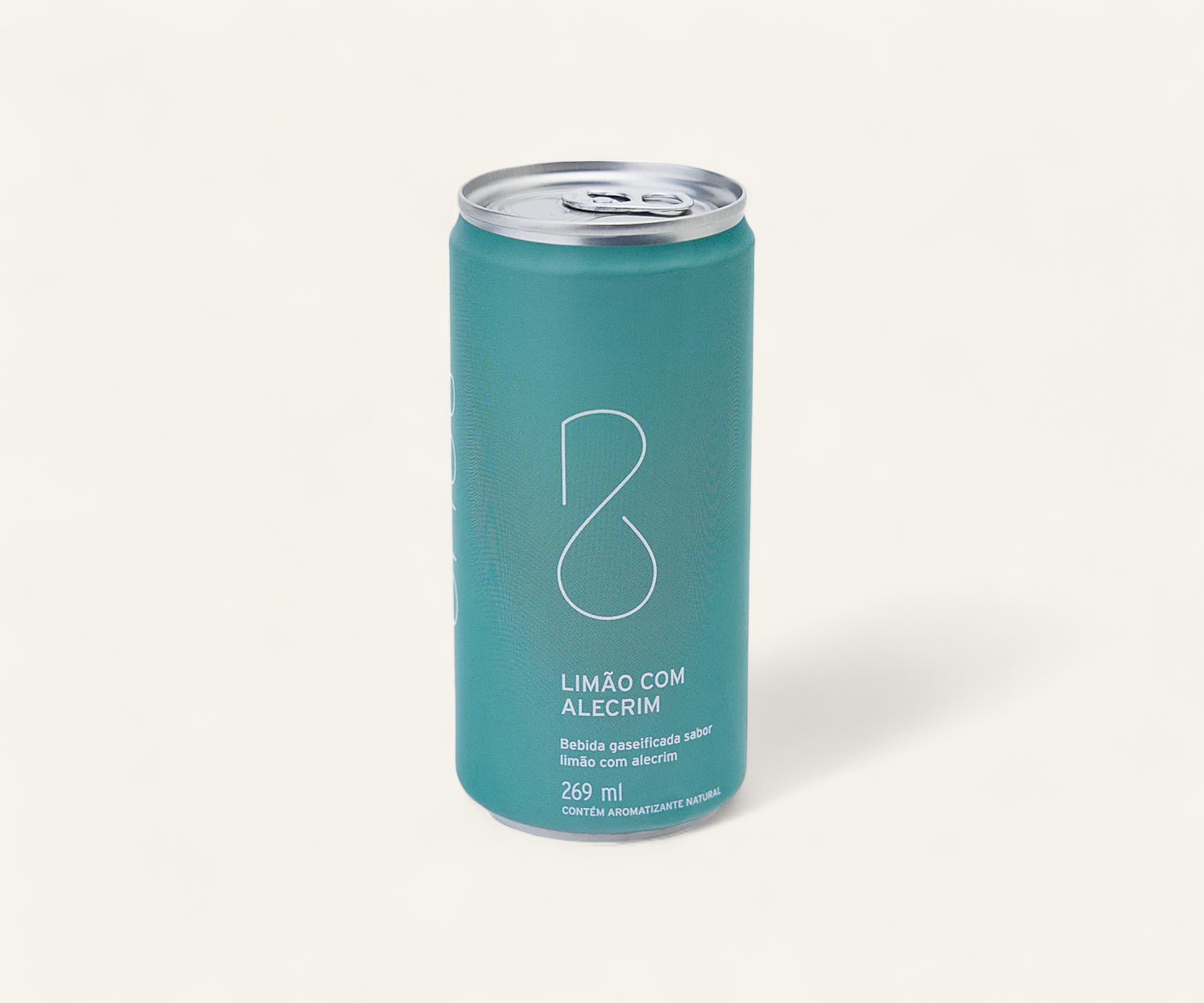 Bebida gaseificada sabor limão com alecrim 269ml