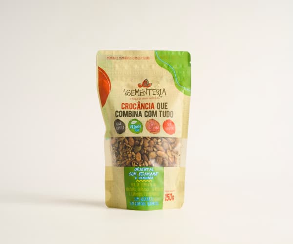 Mix de sementes oriental com edamame com gengibre 150g