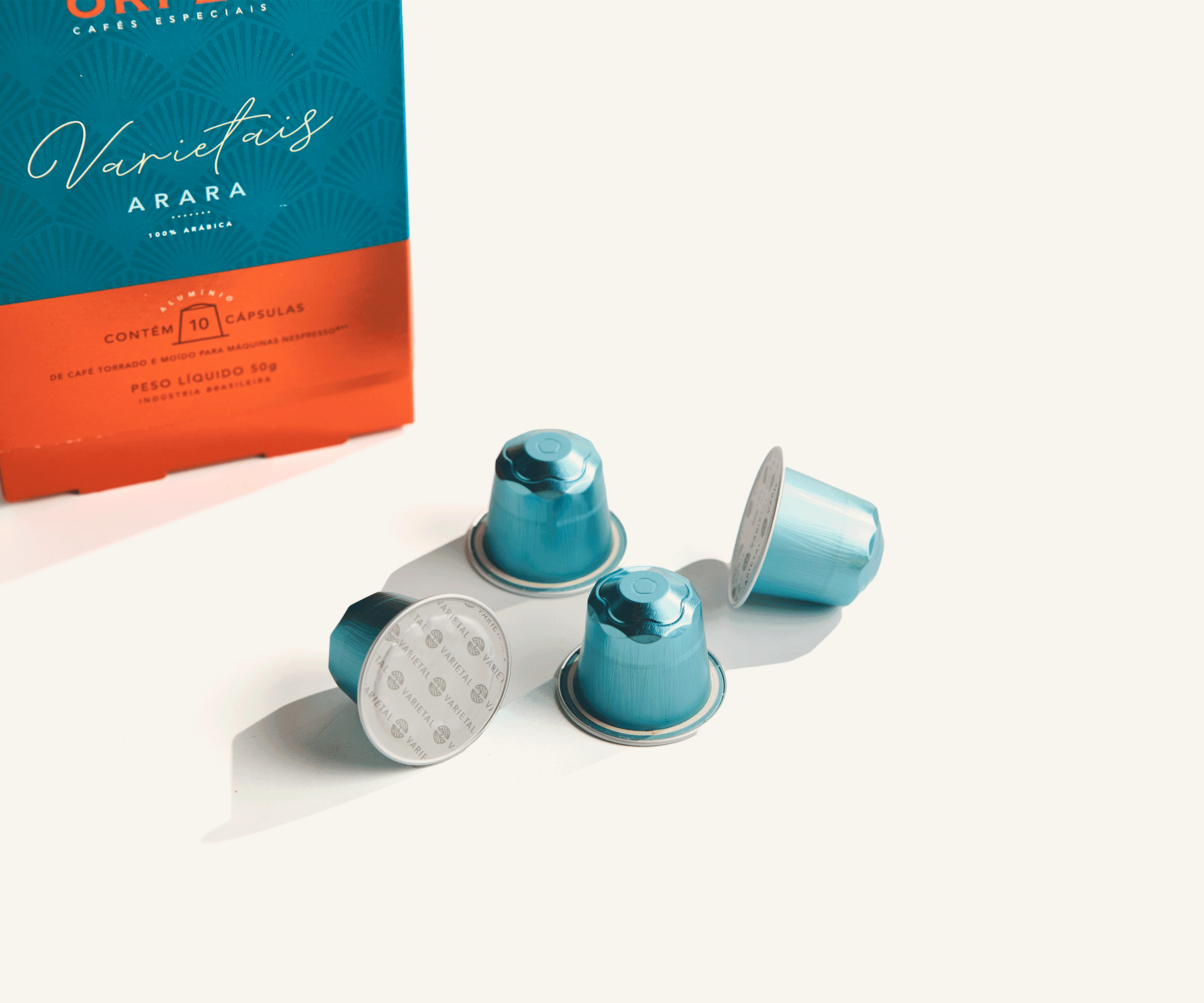 Cápsula café Orfeu varietais Arara Nespresso 10 unidades