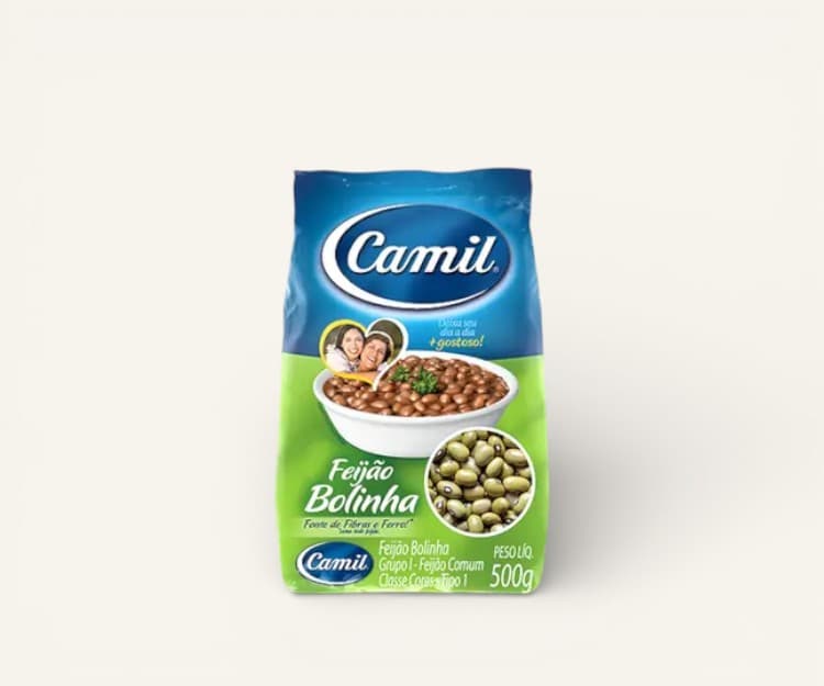 Feijão bolinha Camil 500g