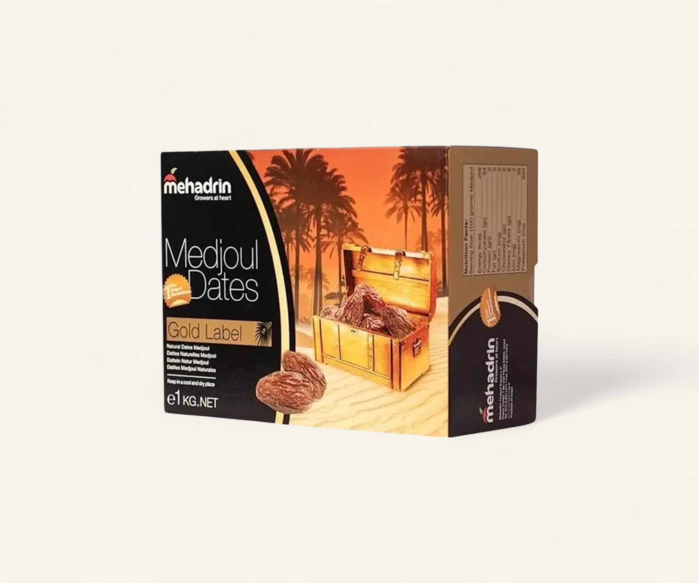 Tâmaras medjoul Mehadrin Gold Label 1kg