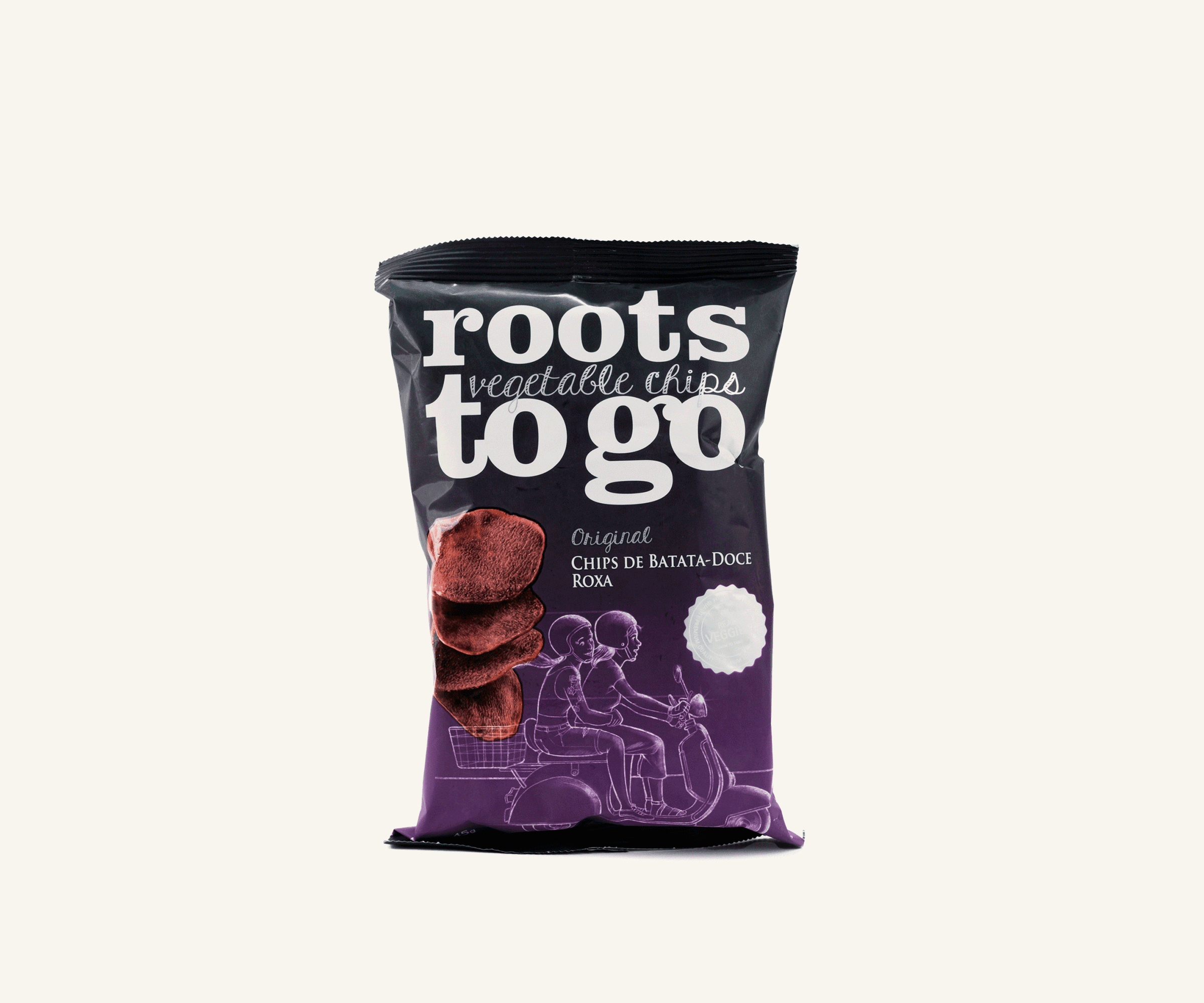 Chips de batata-doce roxa 45g