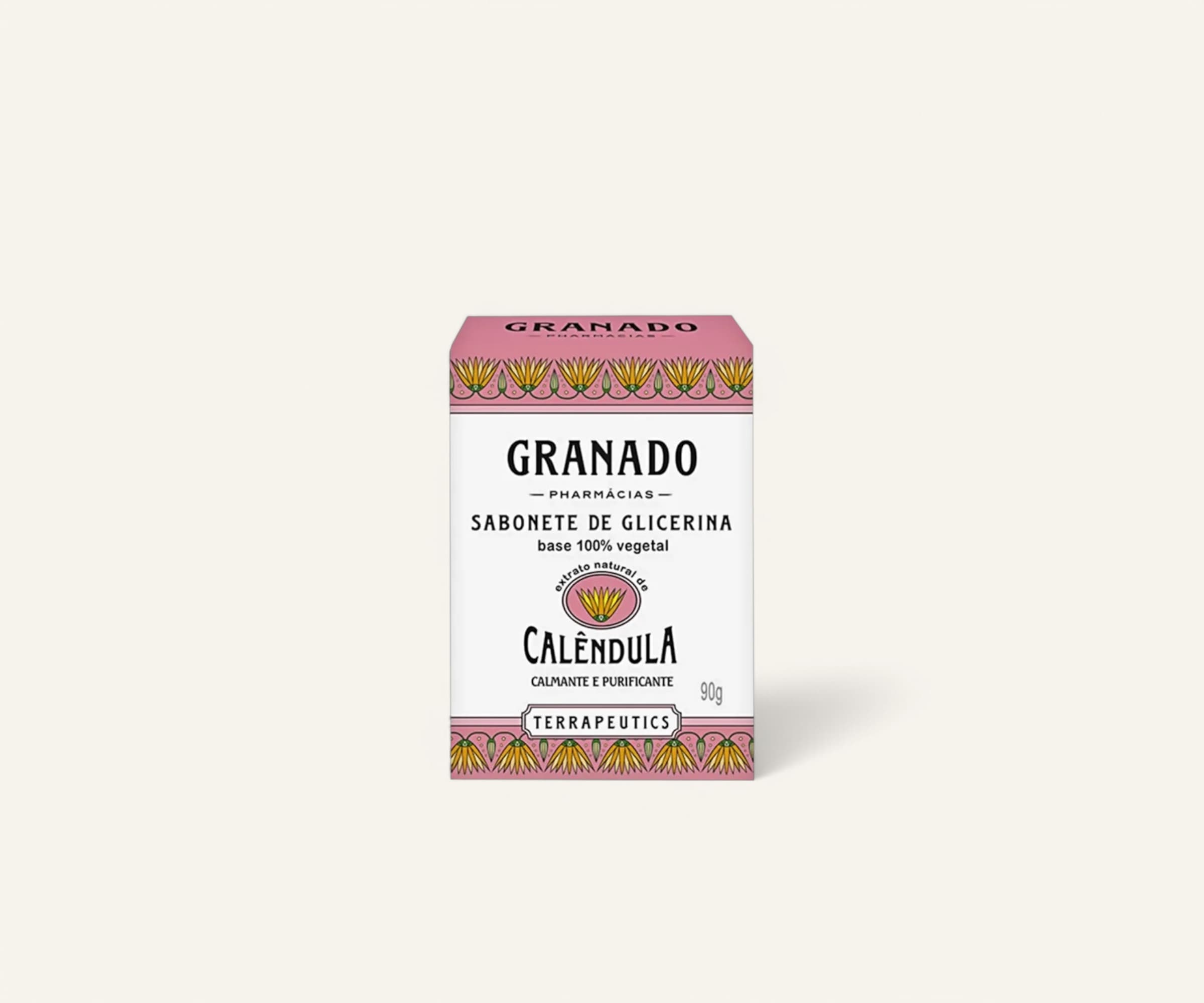 Sabonete de glicerina em barra Terrapeutics calêndula Granado 90g