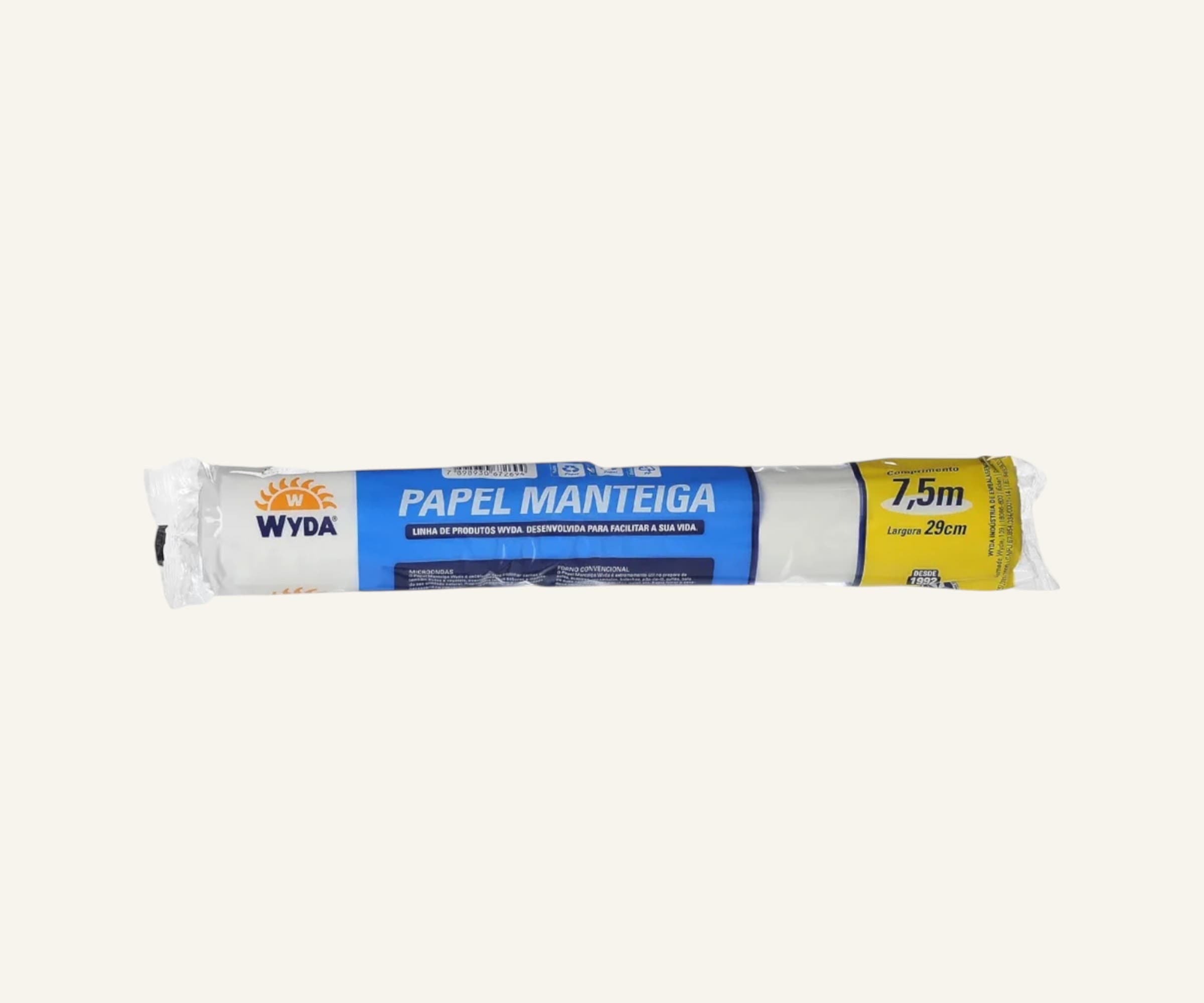 Papel manteiga 7,5m x 29cm