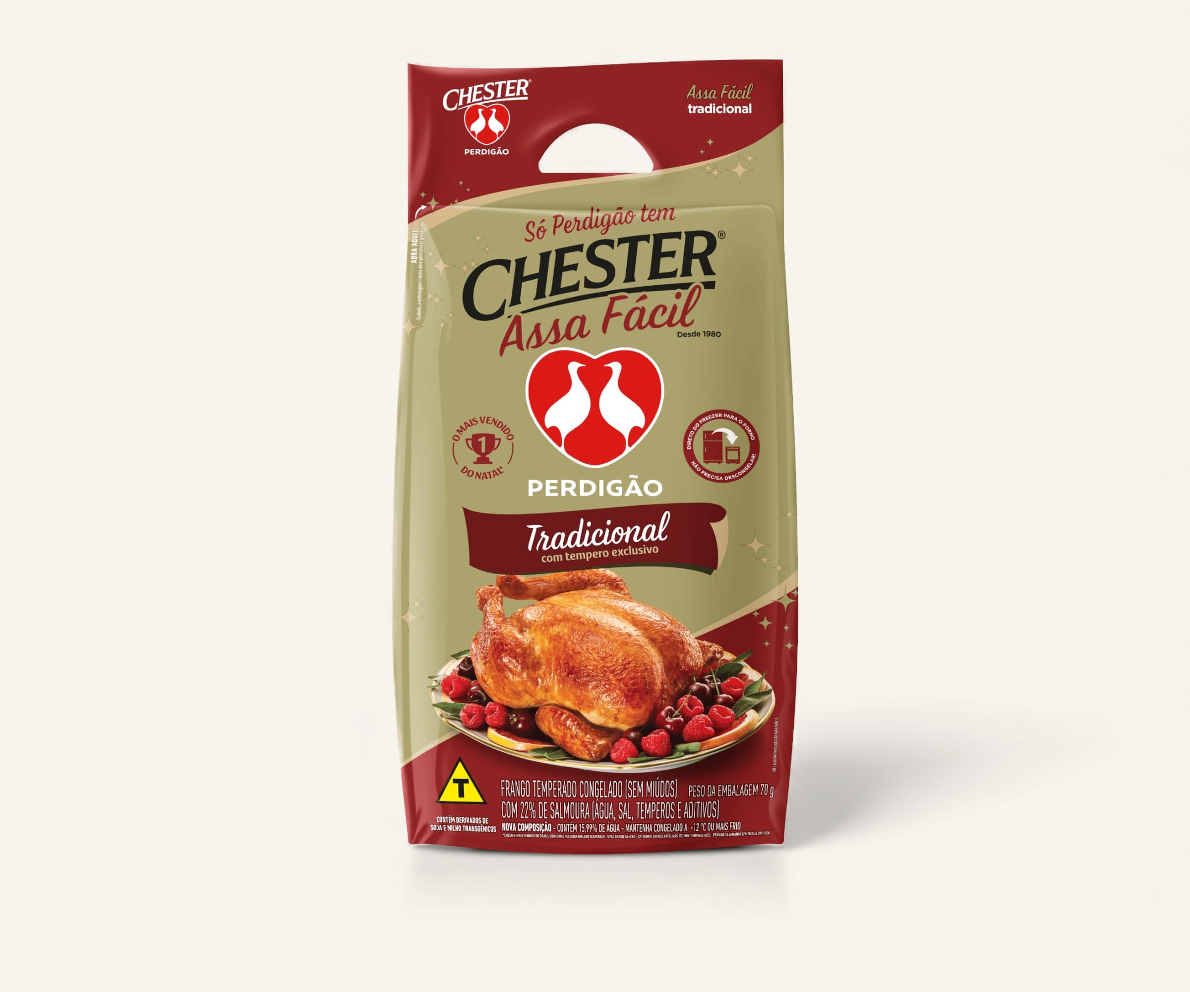 Chester assa fácil tradicional Perdigão aprox. 3,2 kg