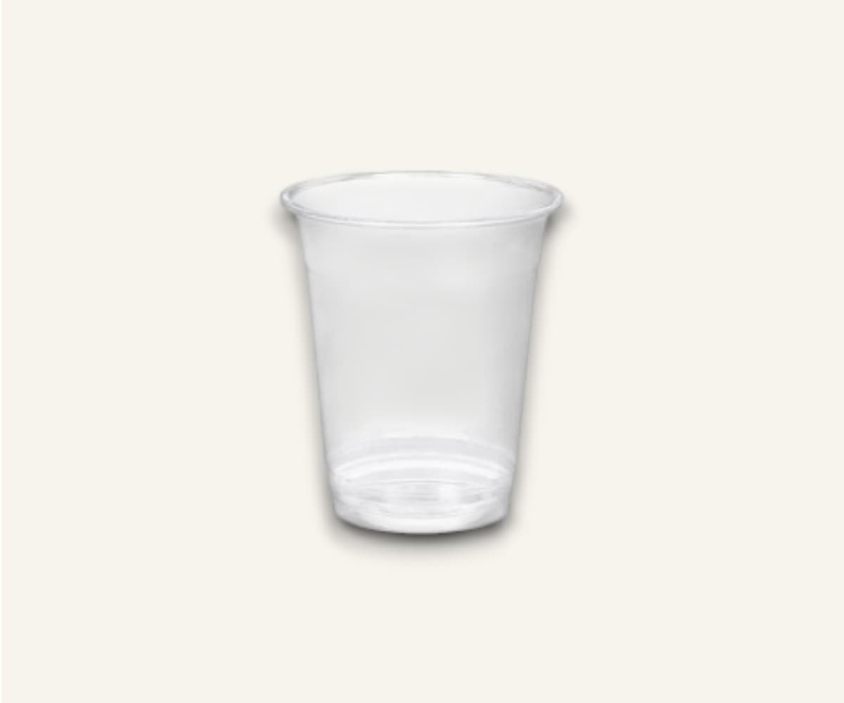 Copo biodegradável transparente 360ml - 15un