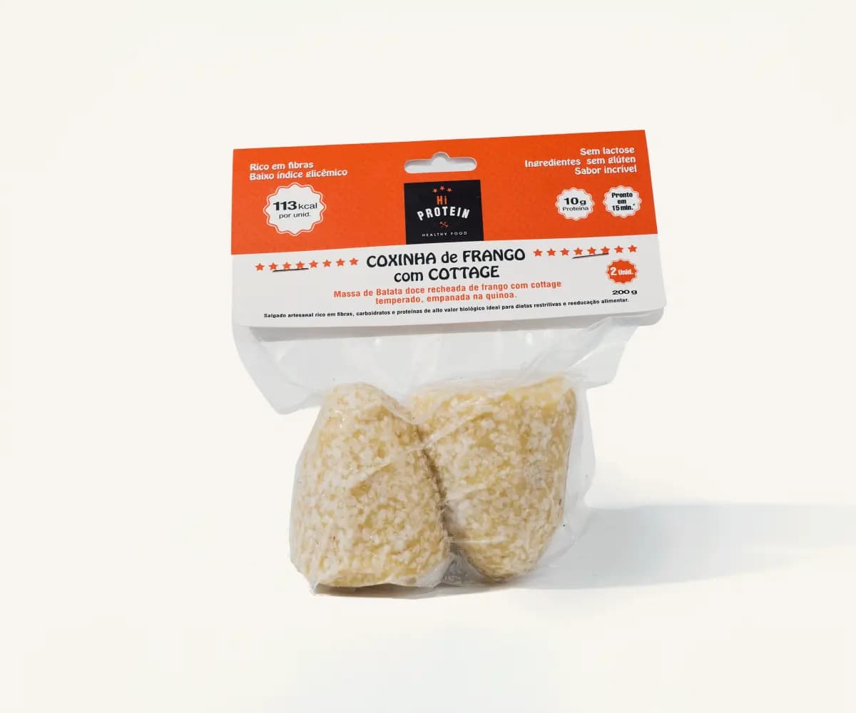 Coxinha fit cottage 2 unidades 200g