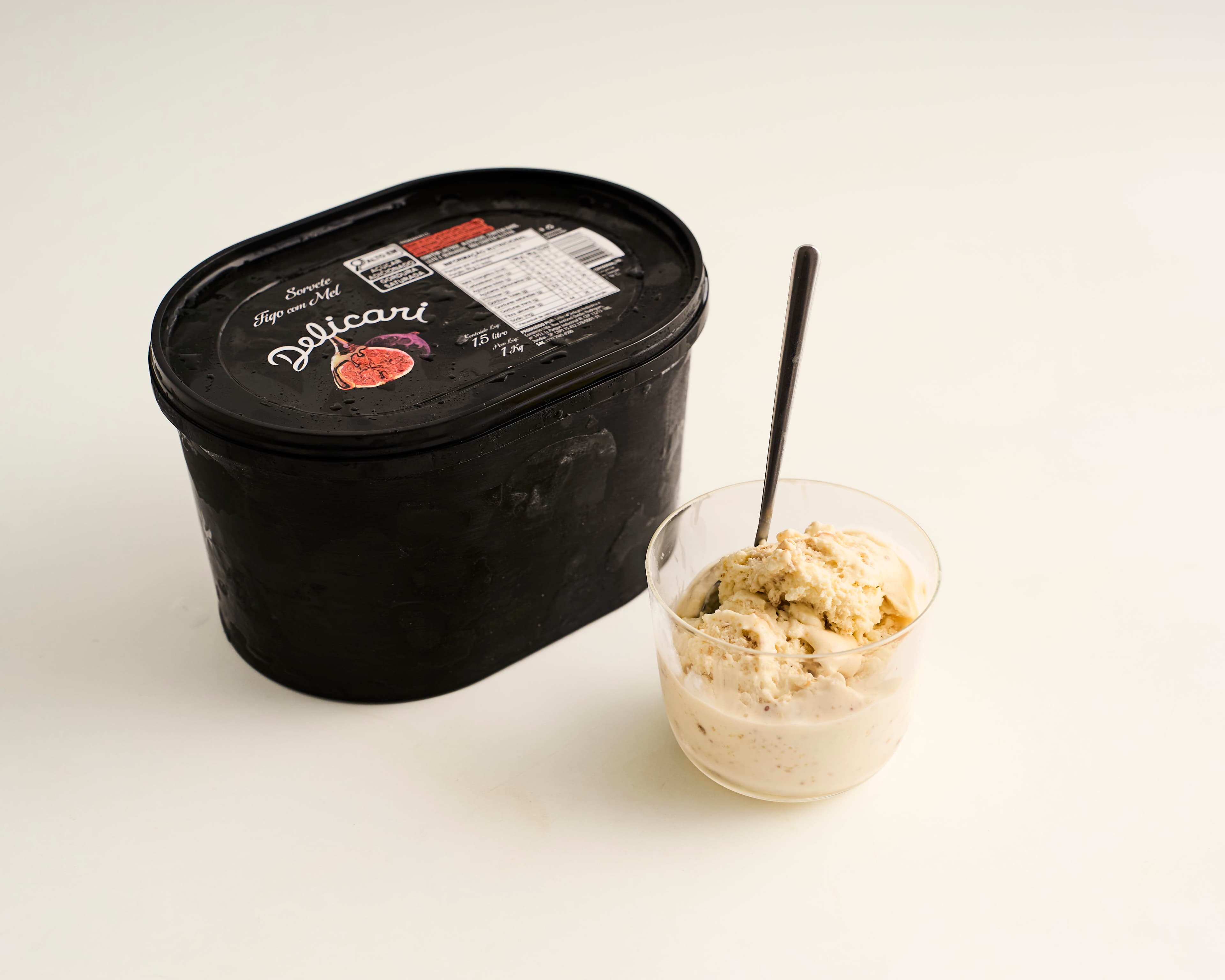 Sorvete de figo com mel Delicari 1,5l