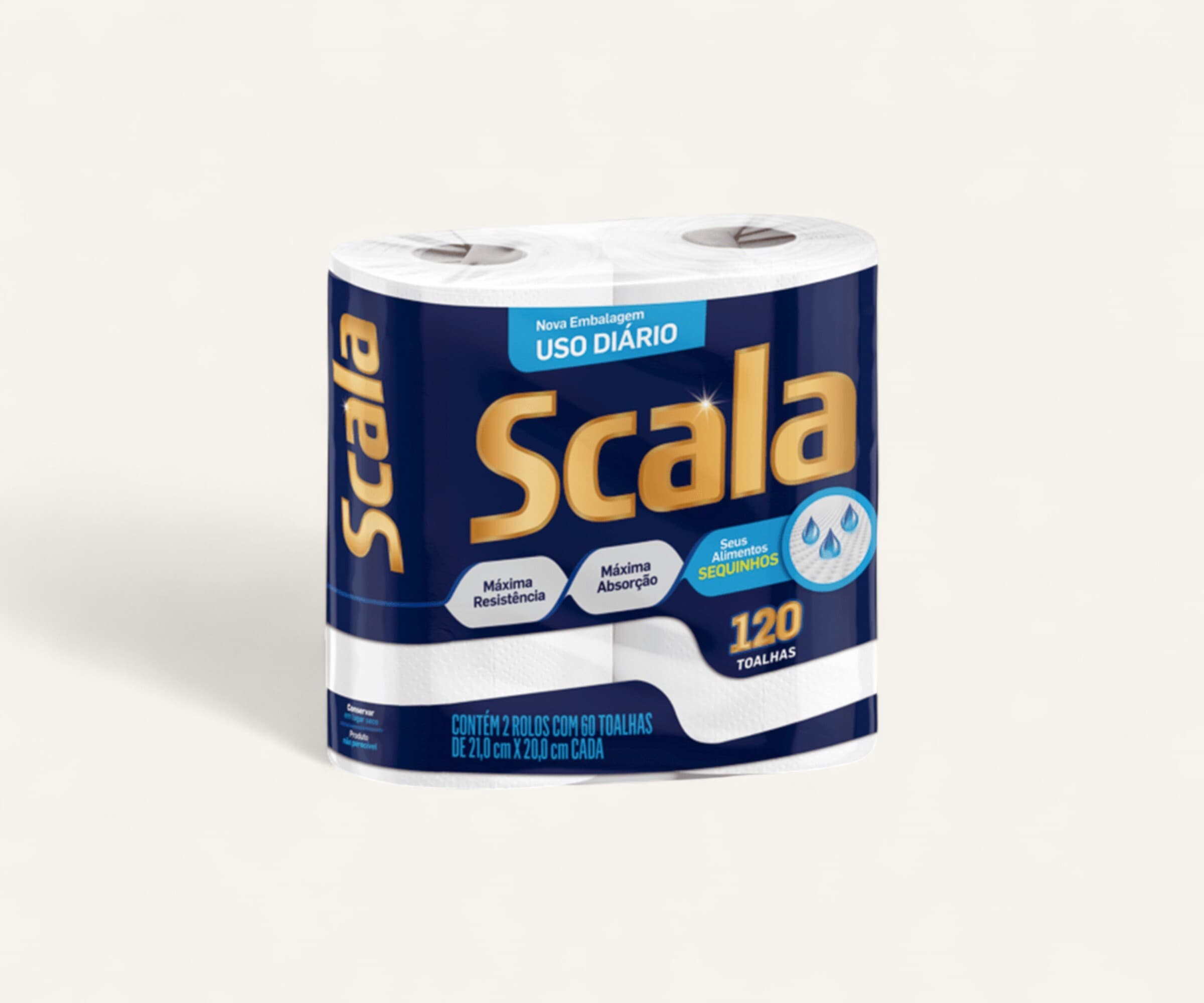 Papel toalha Plus 120 folhas