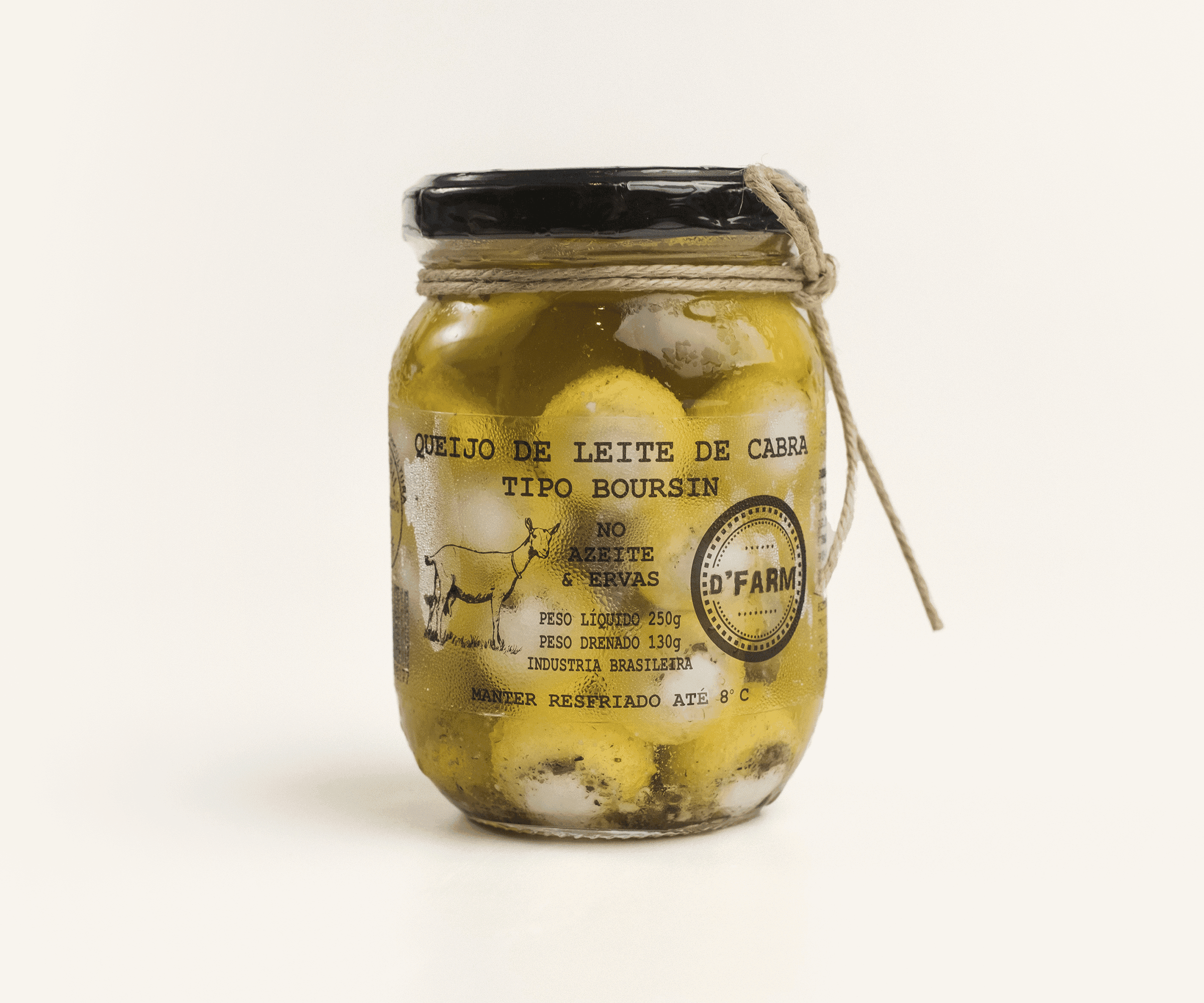 Queijo de cabra Boursin no azeite e ervas 250g