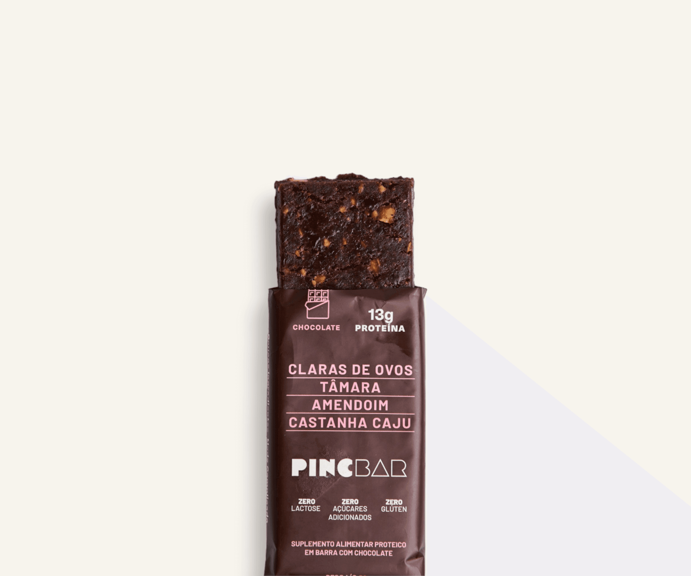 Barra de proteína 13g chocolate Pincbar 50g