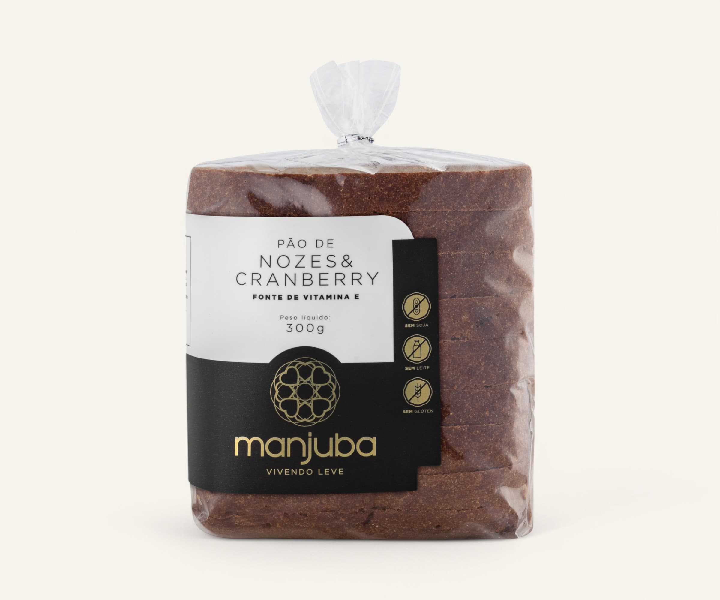 Pão de nozes e cranberry 300g