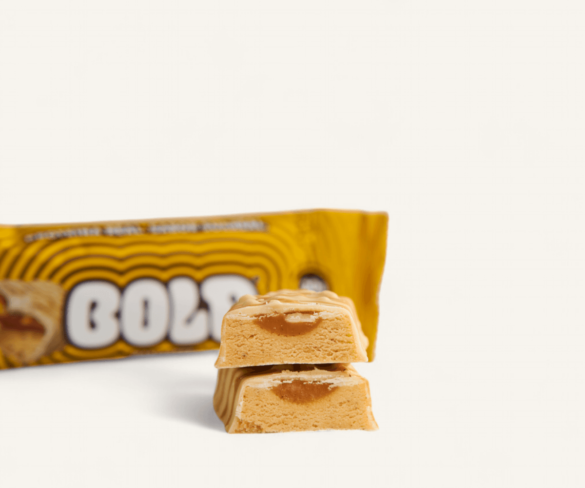 Barra de proteína Bold 20g sabor banoffee 60g