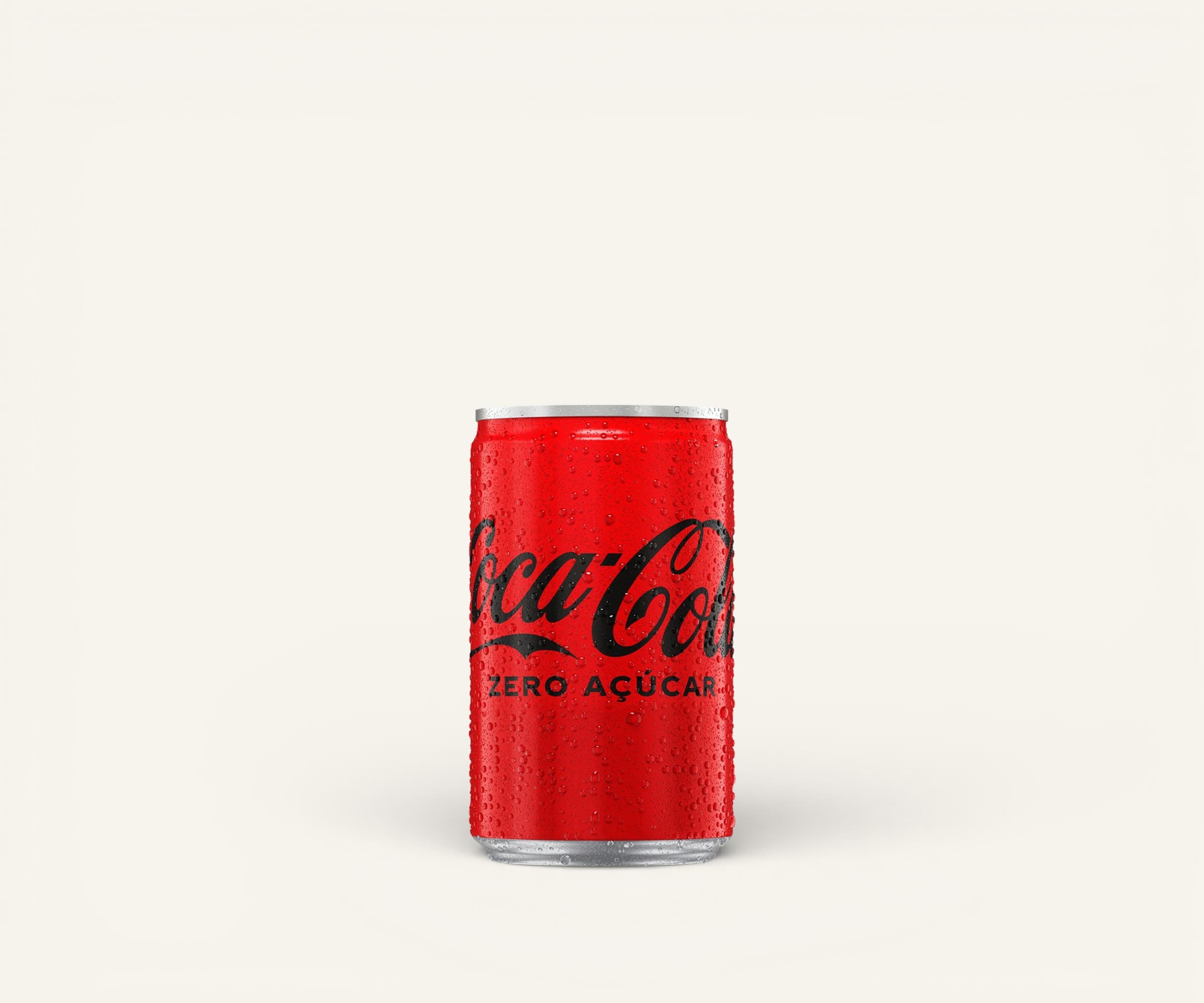 Refrigerante sabor original zero açúcar Coca-Cola lata 200ml