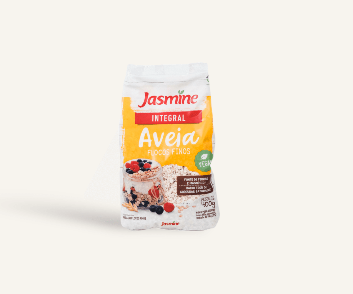 Aveia integral flocos finos 400g