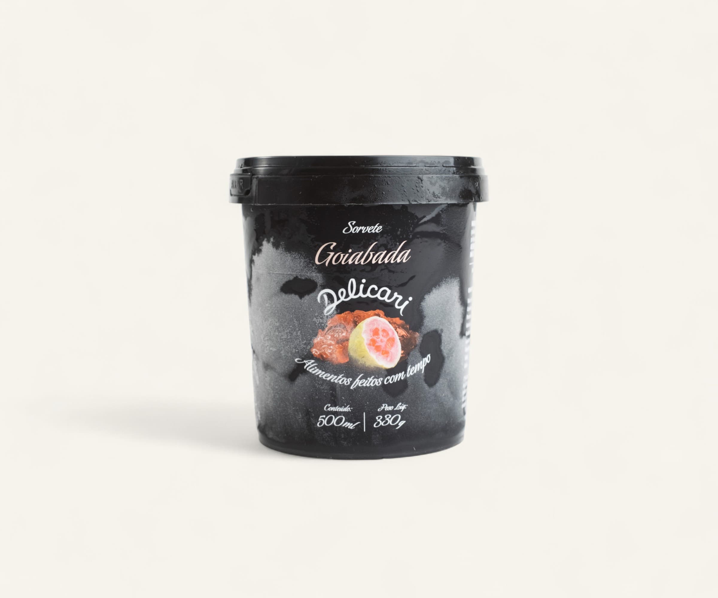 Sorvete de goiabada Delicari 500ml