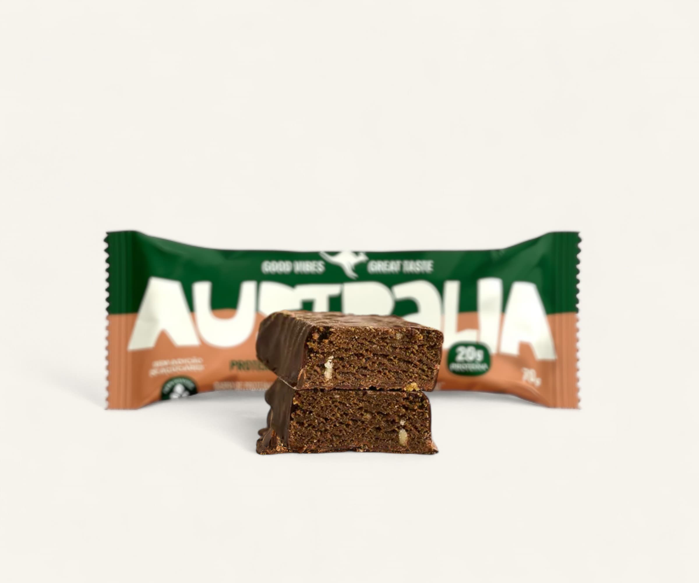 Barra de proteína vegana Harts café mocha 20g proteína 70g