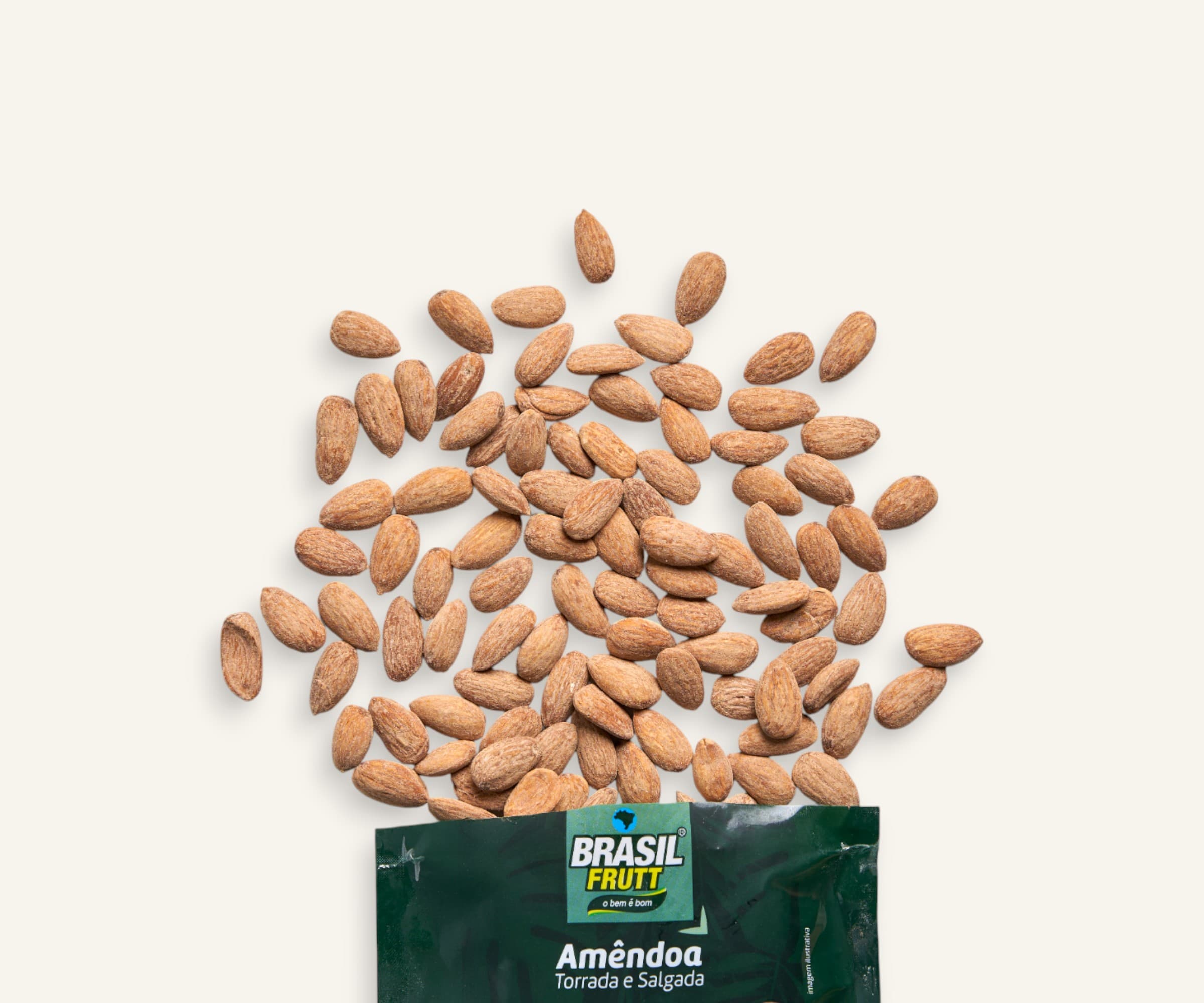 Amêndoa torrada salgada 200g