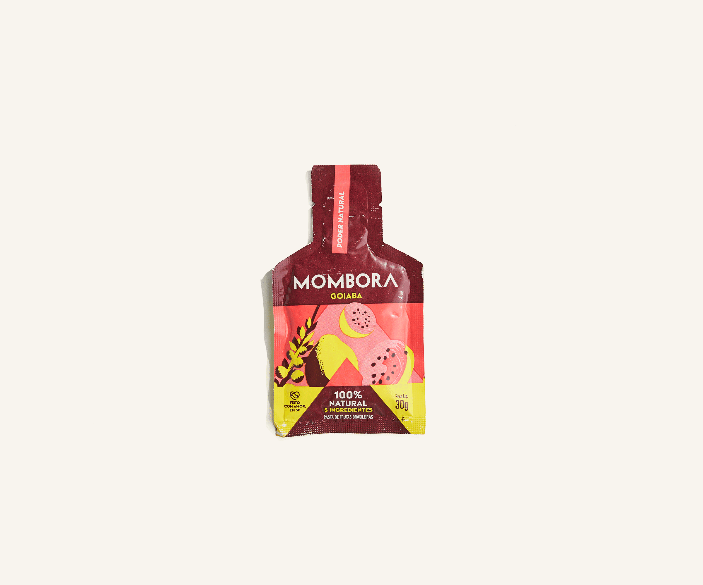 Gel sabor goiaba 100% natural 30g
