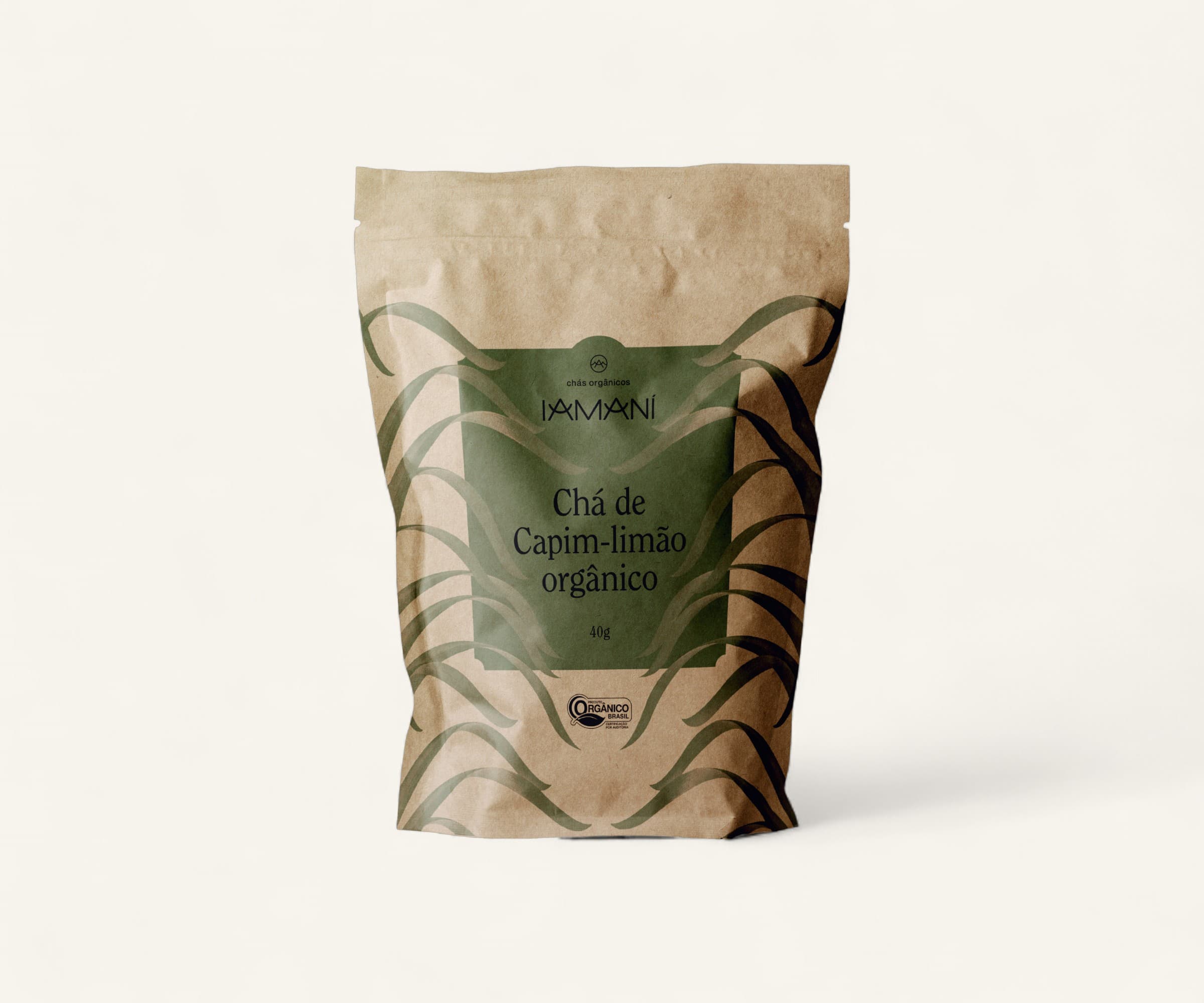 Chá de capim-limão orgânico Iamaní 40g