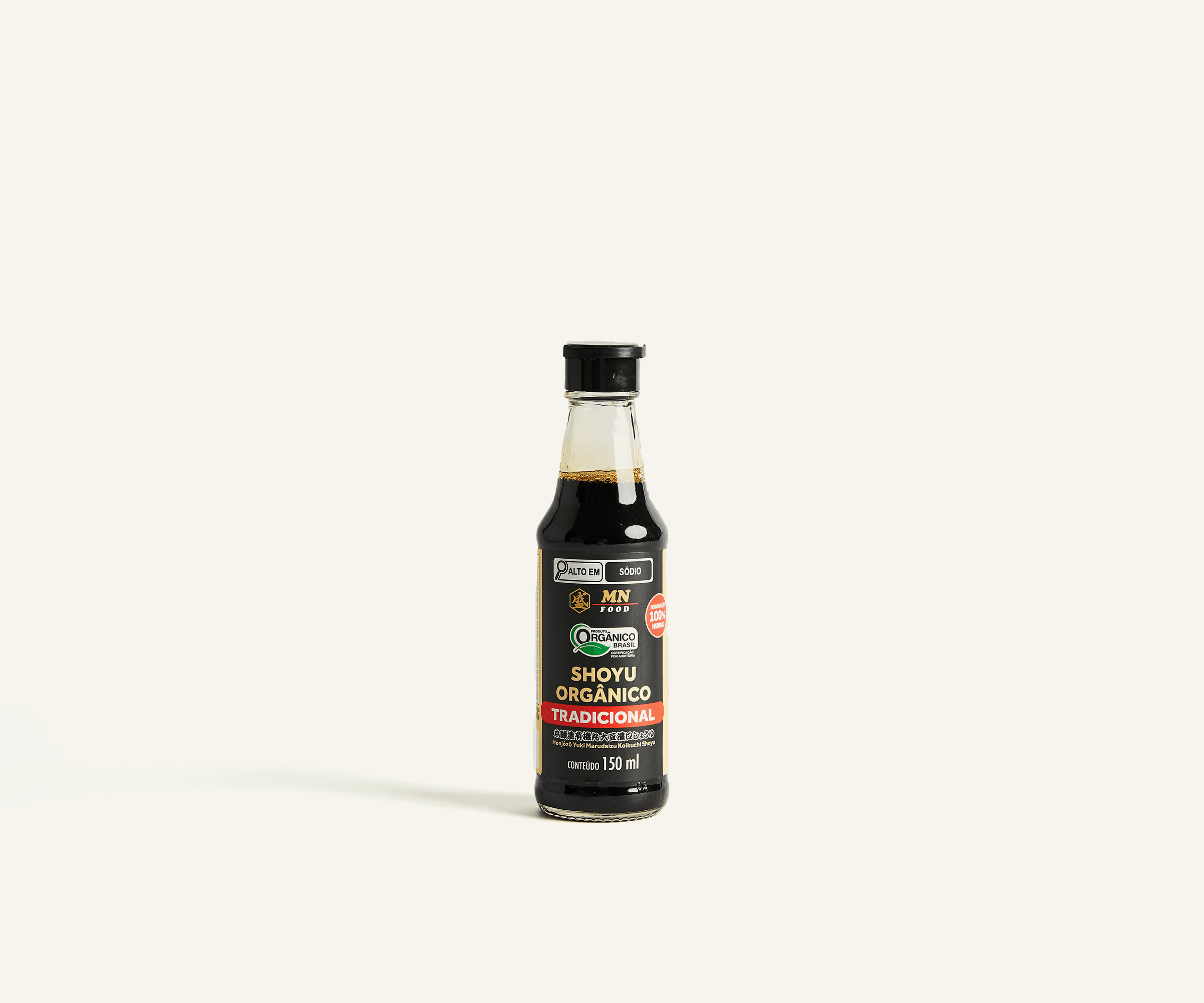 Shoyu orgânico tradicional 150ml