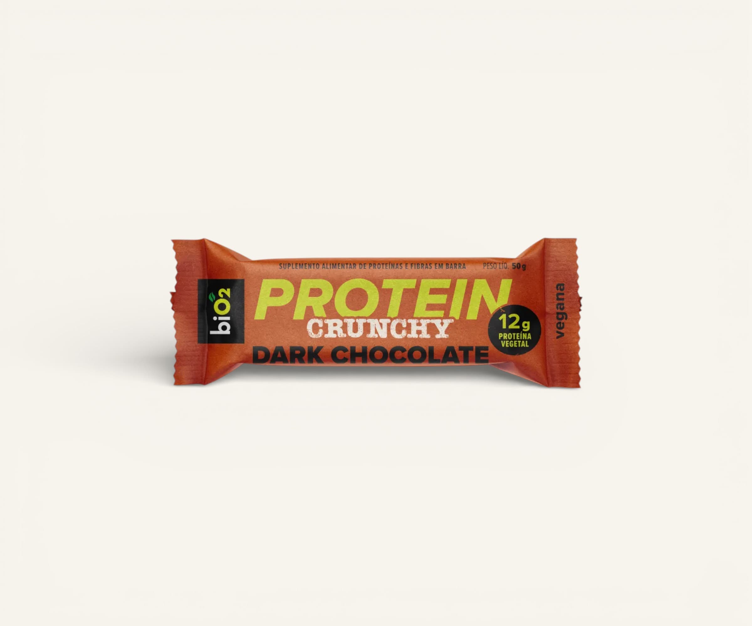 Protein bar Crunchy 12g BiO2 dark chocolate 45g