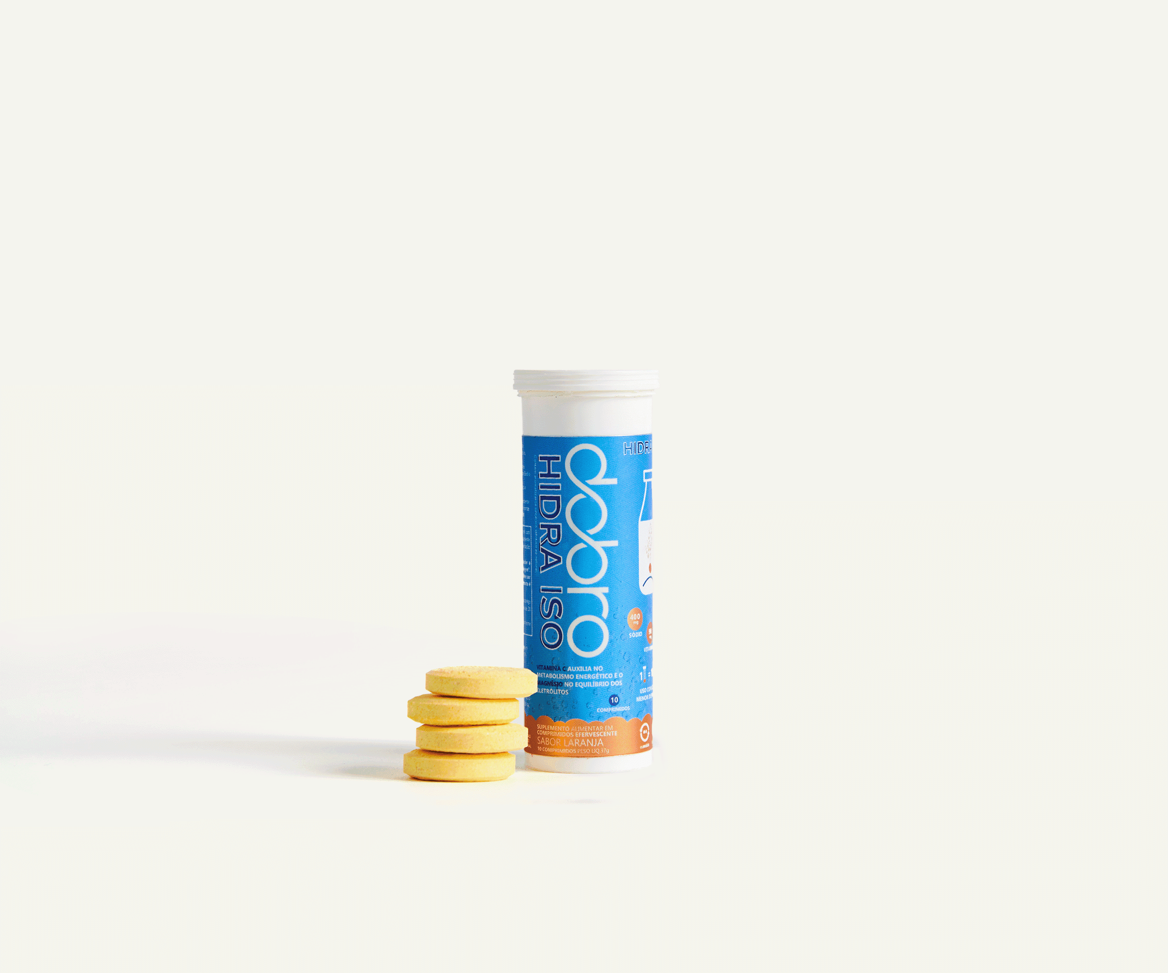 Hidra Iso Repositor Eletrolítico sabor laranja (10 un x 3,7g)