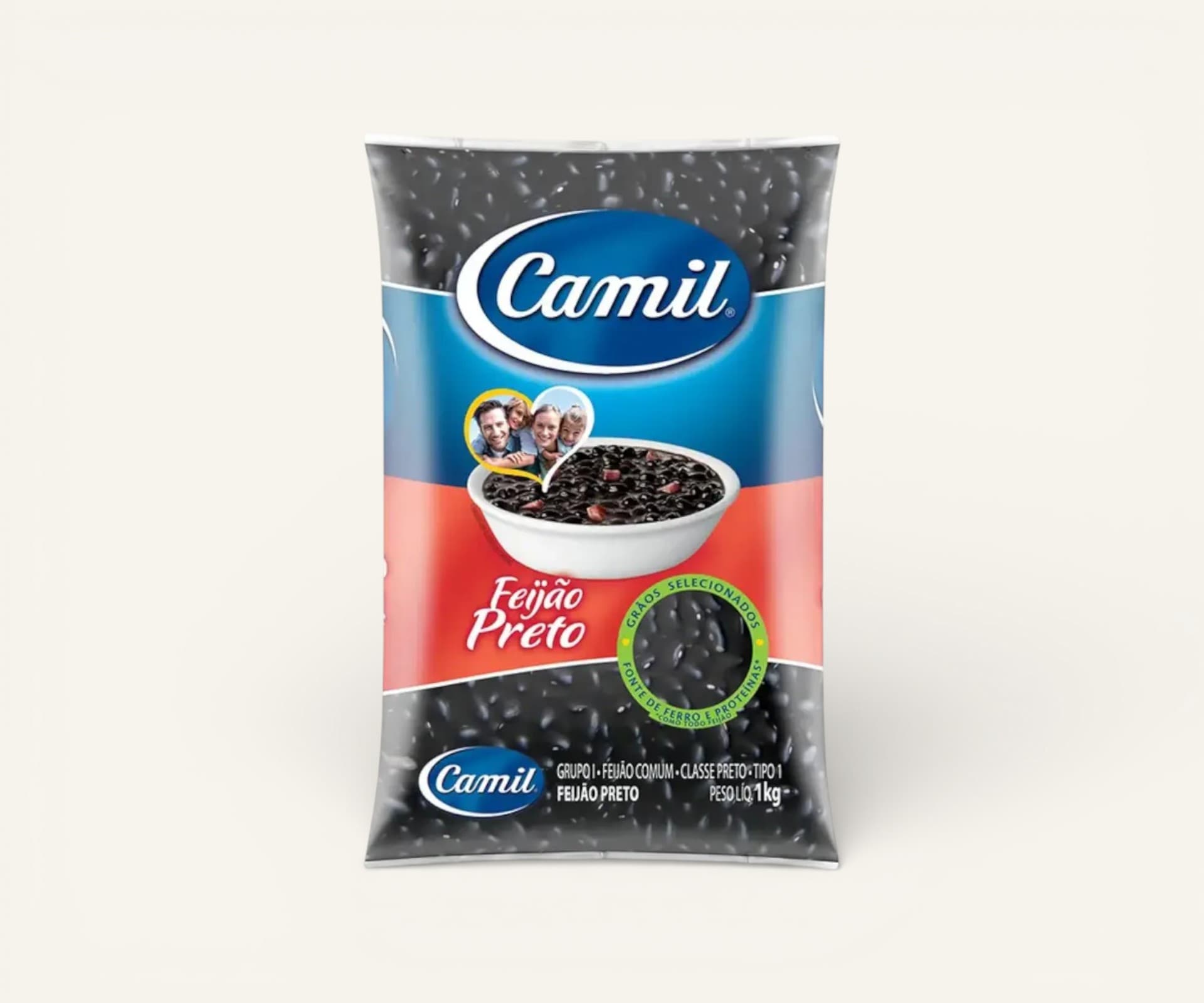 Feijão preto Camil 1kg