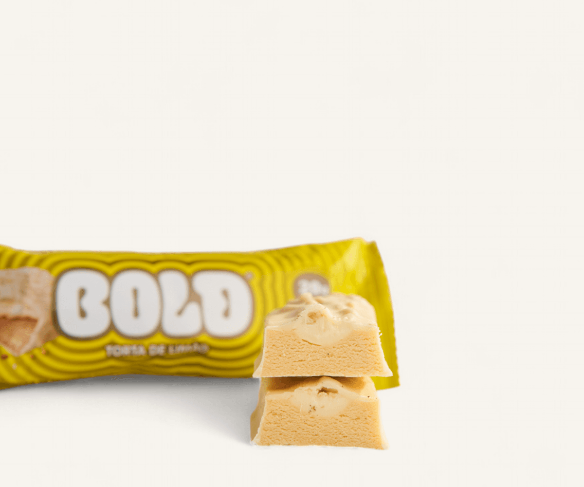 Barra de proteína Bold 20g sabor torta de limão 60g