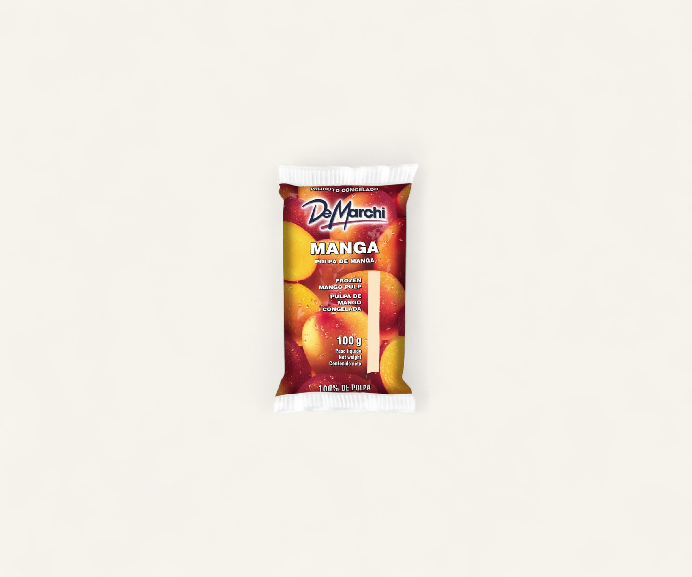 Polpa integral de manga congelada 100g