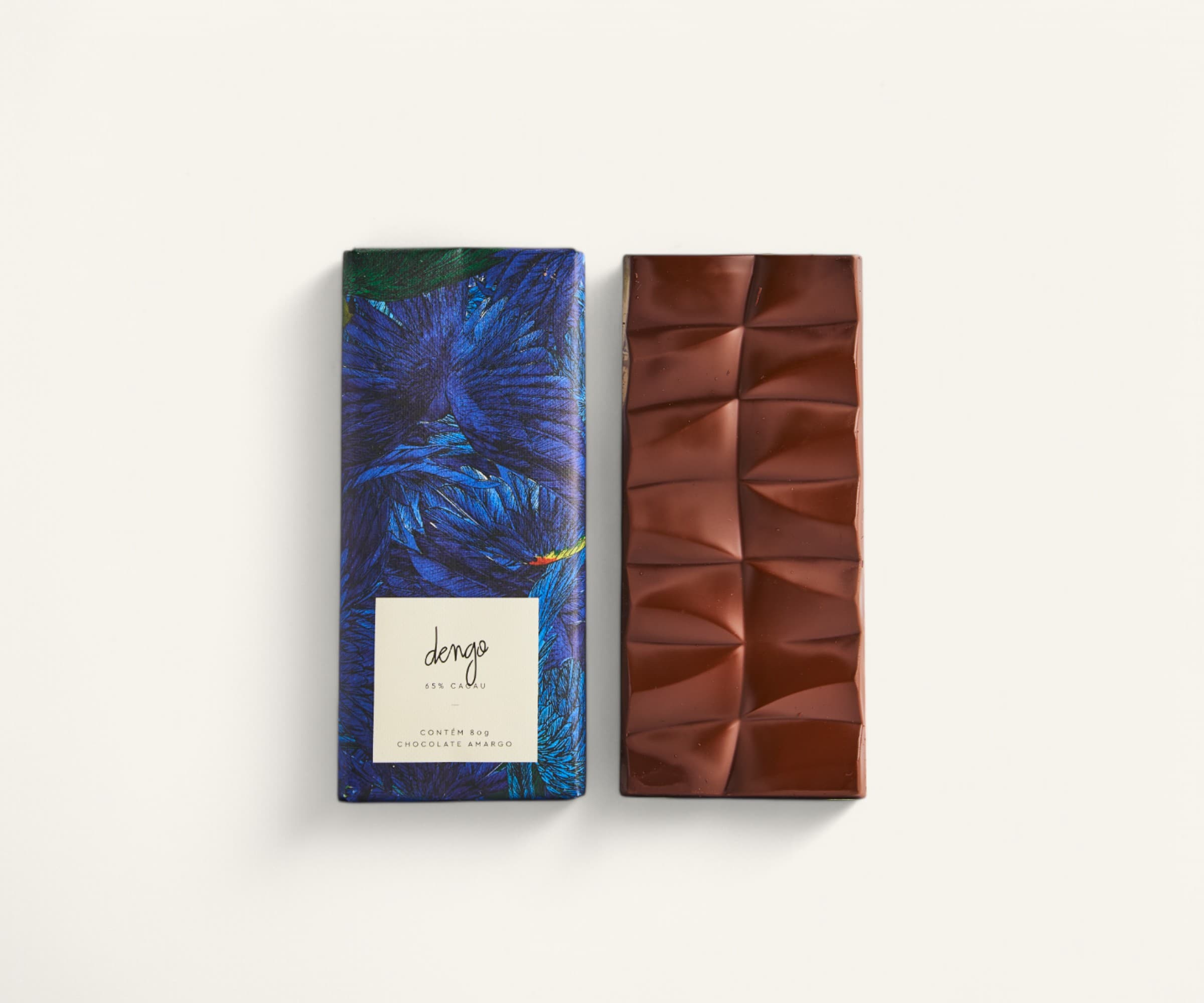 Chocolate amargo 65% cacau Dengo 80g
