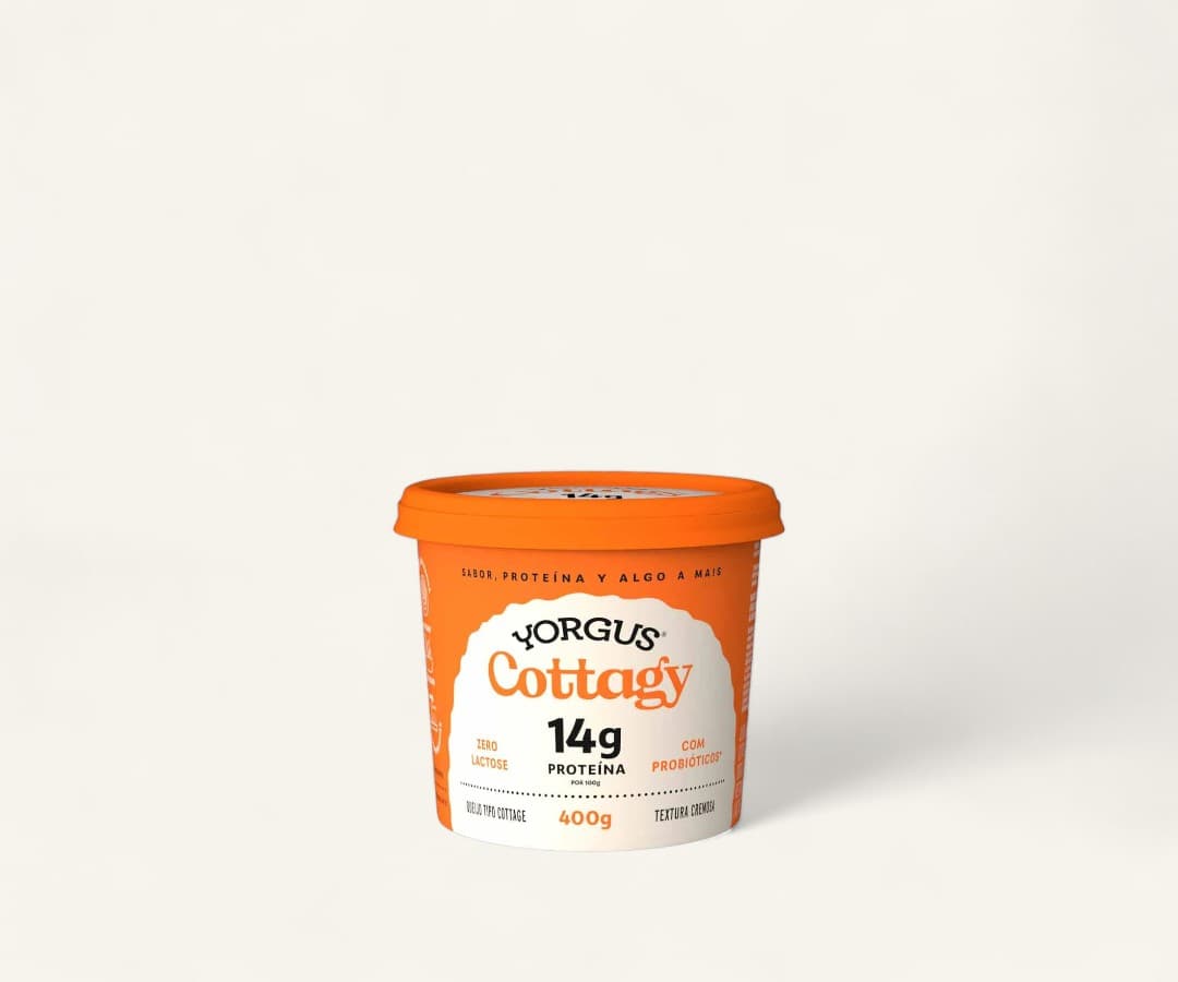 Queijo tipo cottage proteico Yorgus Cottagy 400g