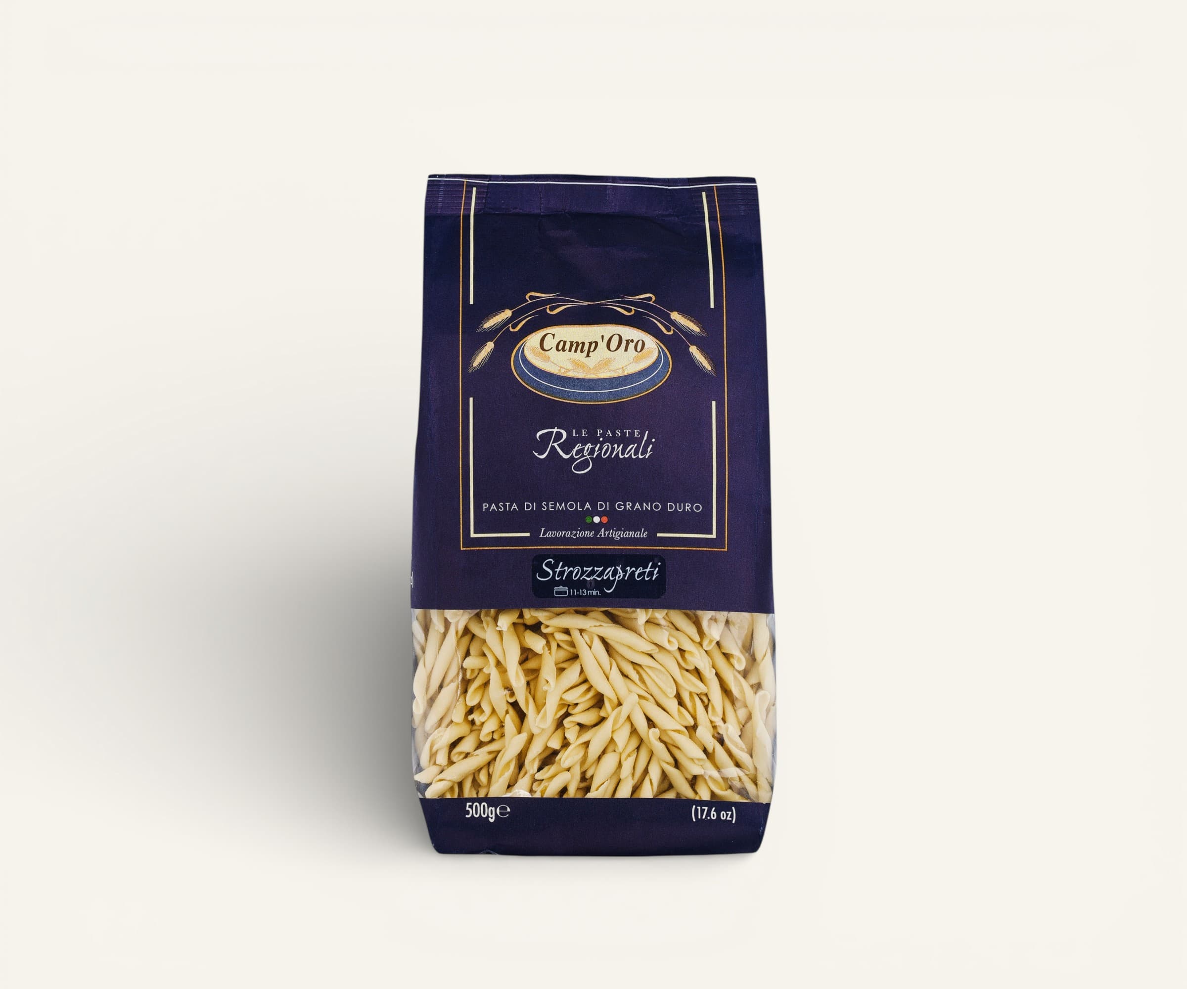 Pasta di semola di grano duro Le Paste Regionali strozzapreti 500g