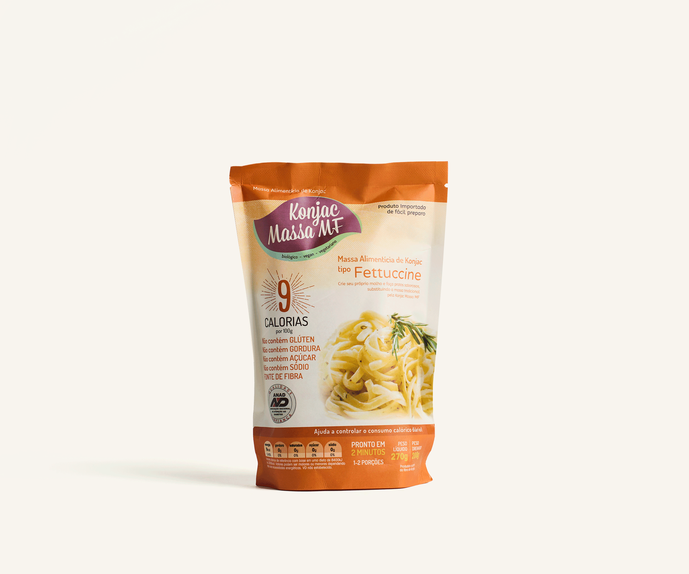 Macarrão tipo fetuccine konjac 270g